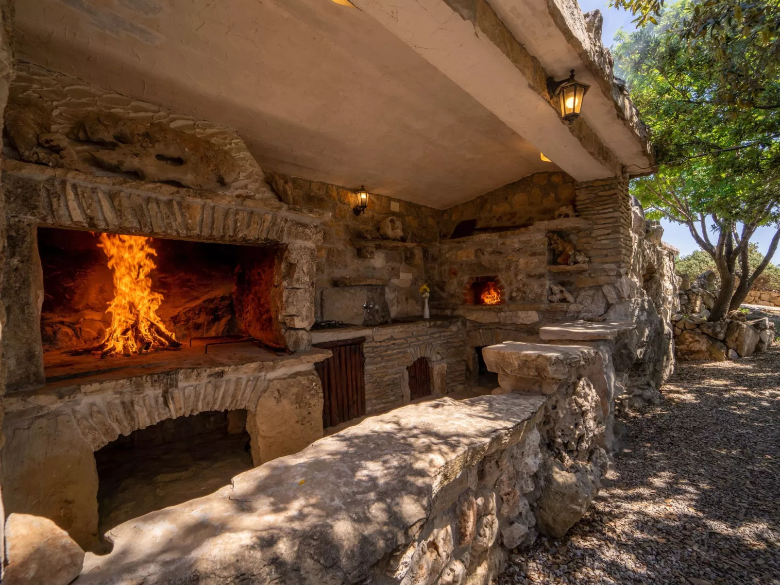 Ranch Visoka in Selca mit Panoramablick aufs Meer-Image-tags.info