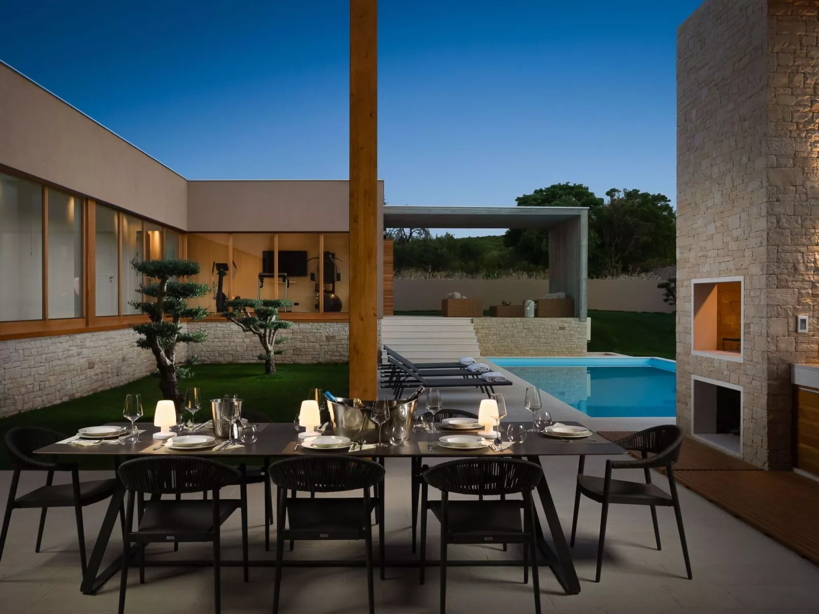 Villa Klang der Stille bei Sibenik-Buiten