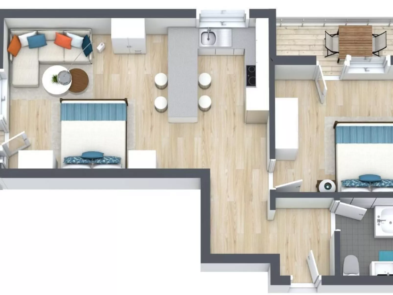 Top Ferienwohnung Breithorn (SkiIn/SkiOut)-Binnen