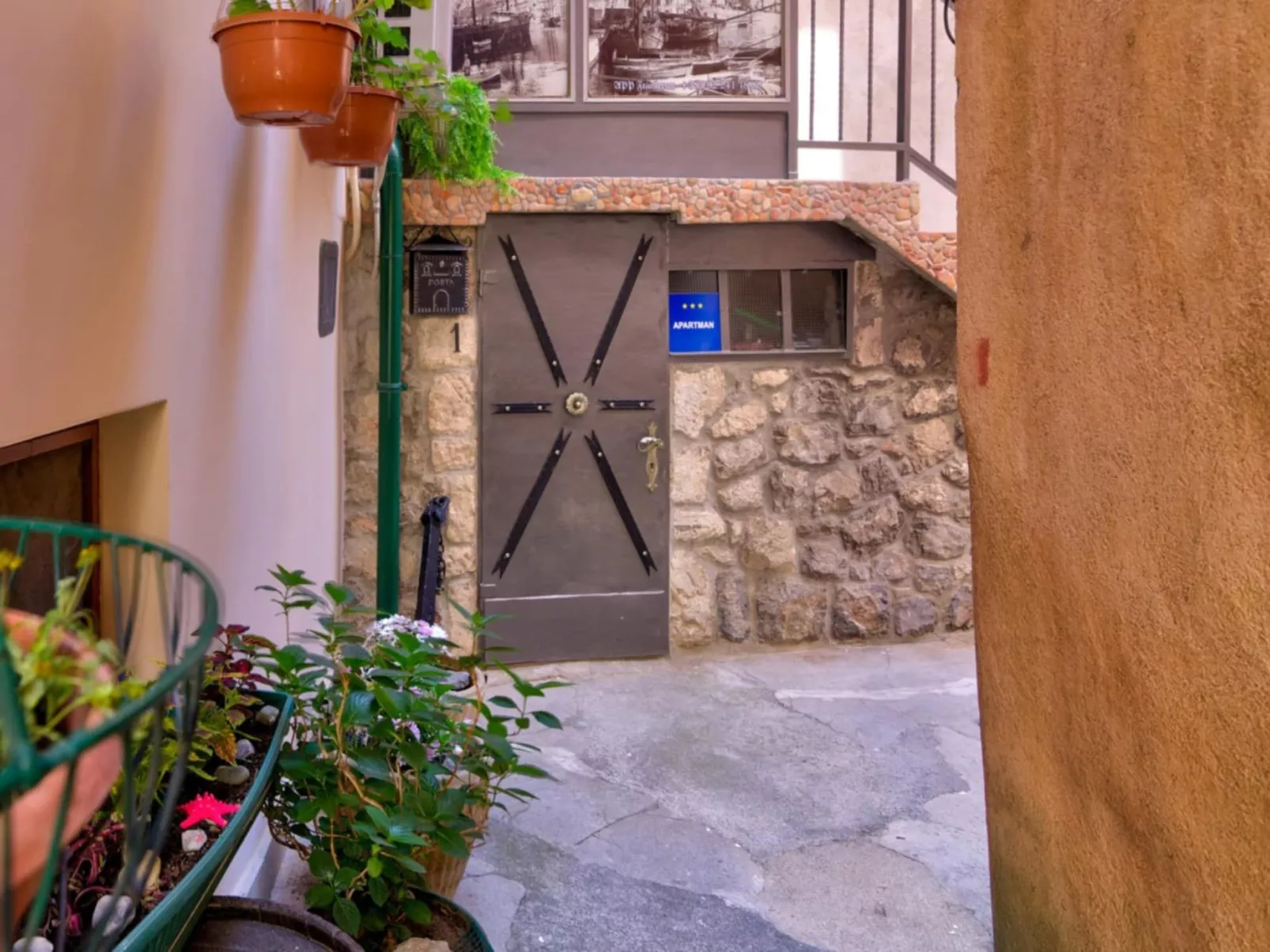 Apartment "Schiffsruder" mit Blick auf die Innenstadt-Binnen