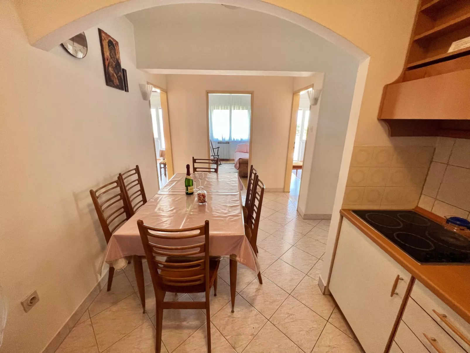 Wohnung in Dramalj mit Grill und Terrasse-Binnen