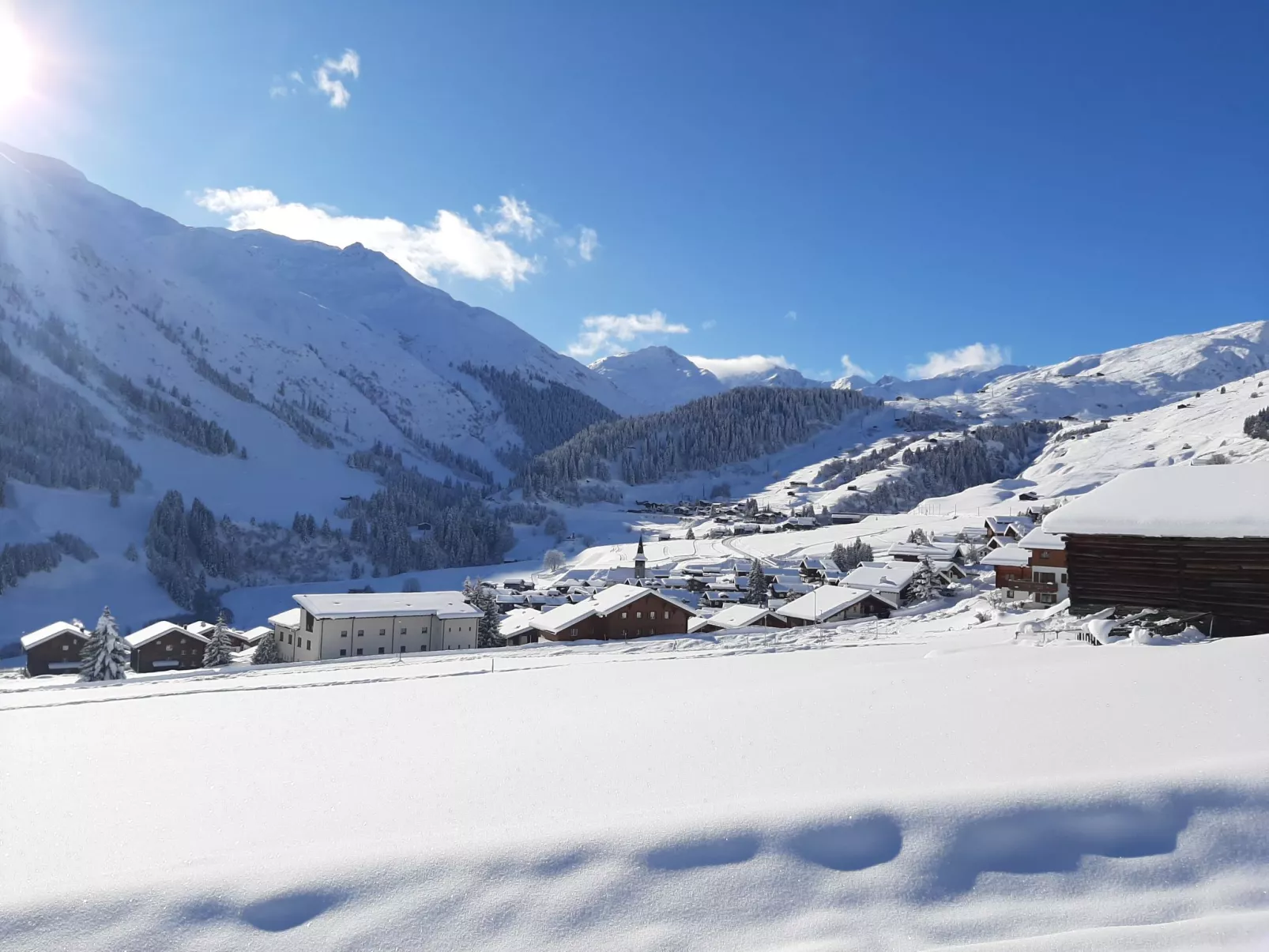 Maisonette-Wohnung in Rueras bei Sedrun-Omgeving
