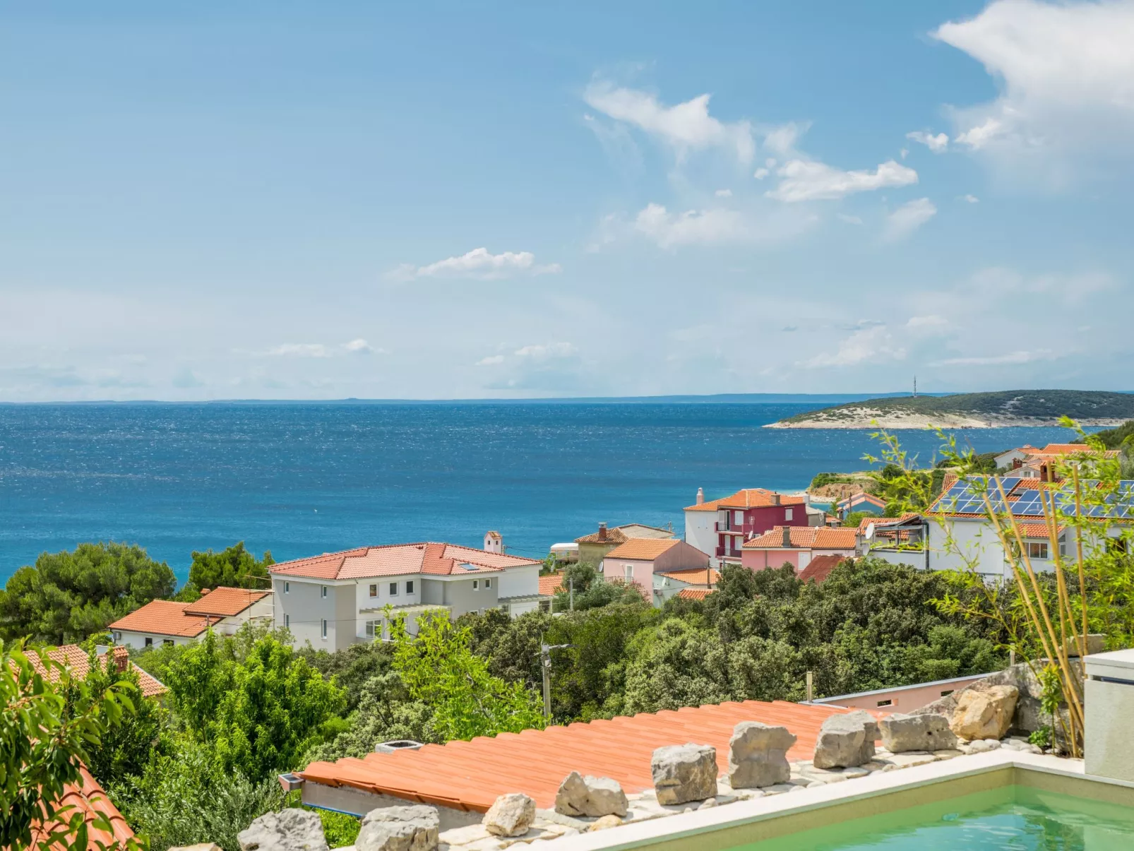 Exklusive und stilvolle Meerblick-Inselvilla-Buiten