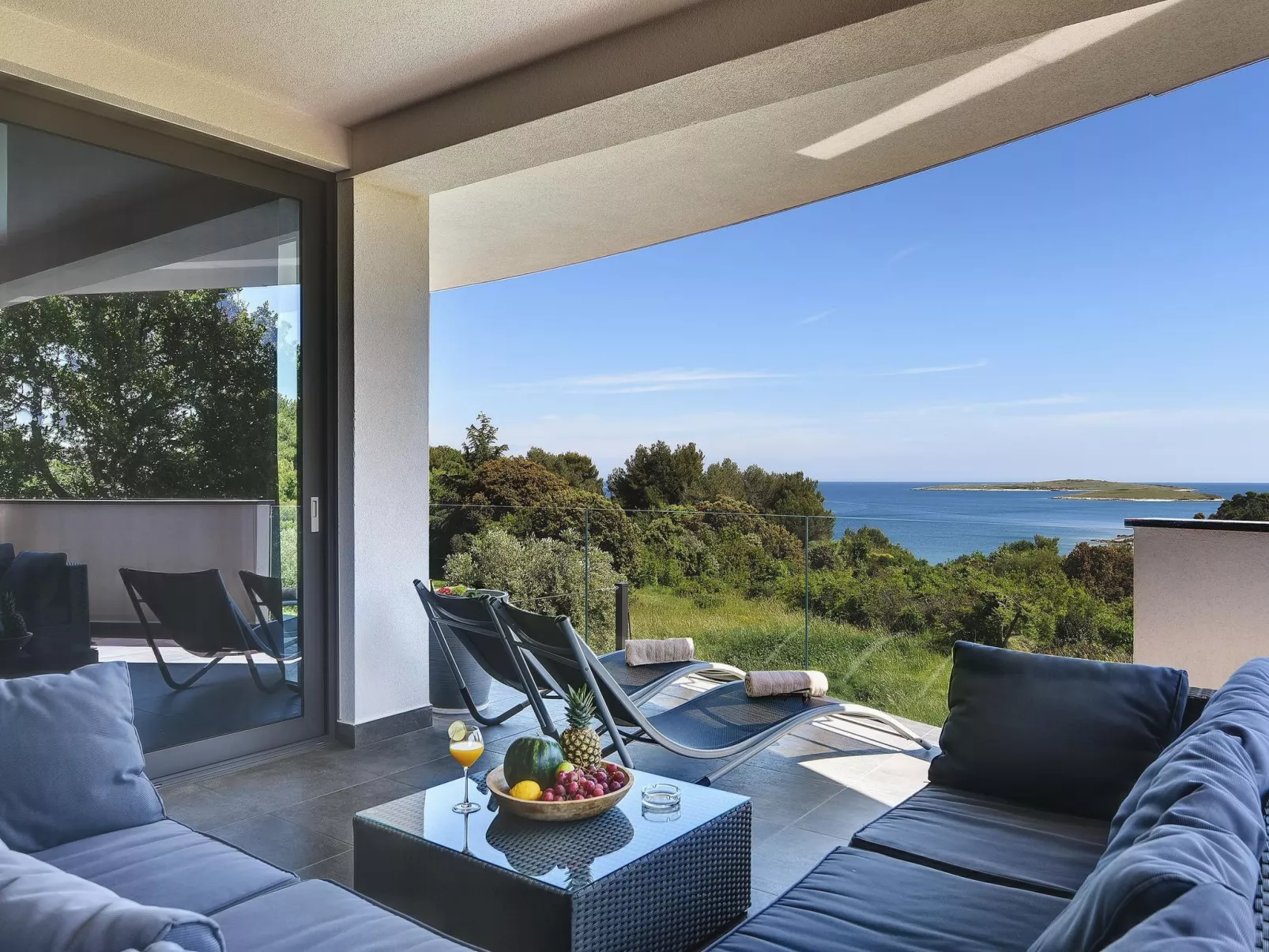 Ferienvilla Sunrise  mit Pool in Premantura-Binnen