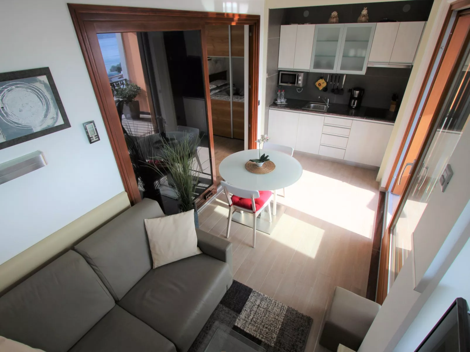 Appartement Deluxe mit Balkon und Meerblick-Binnen