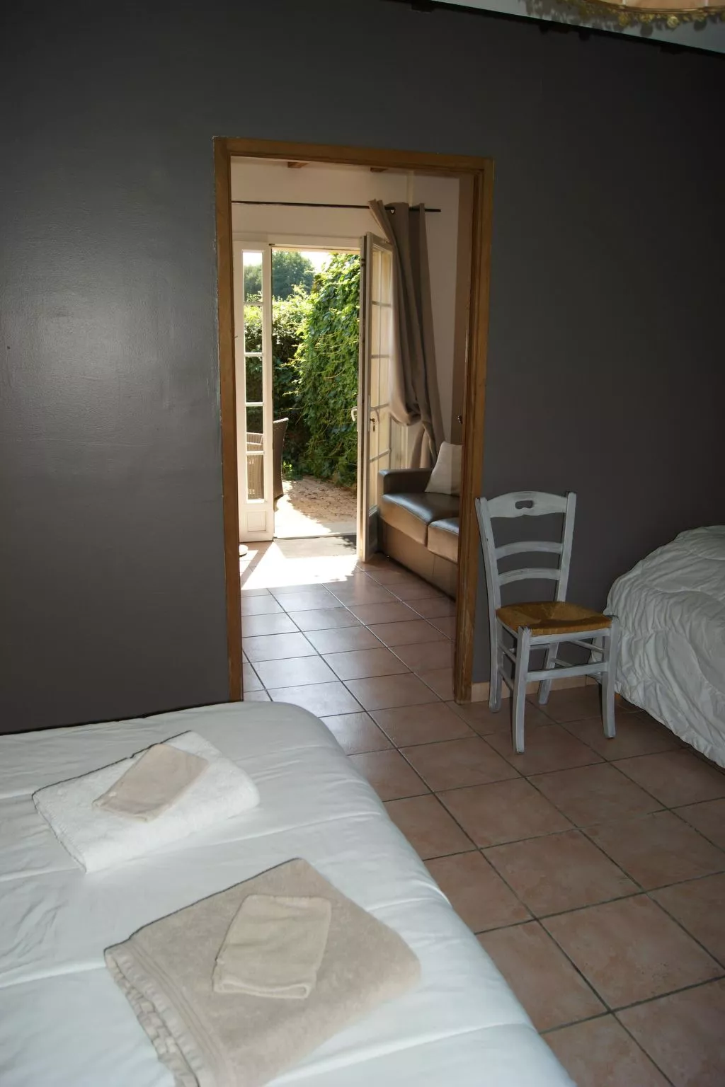 Normannisches Ferienhaus mit Charme les châtaigniers 1 Zimmer-Binnen