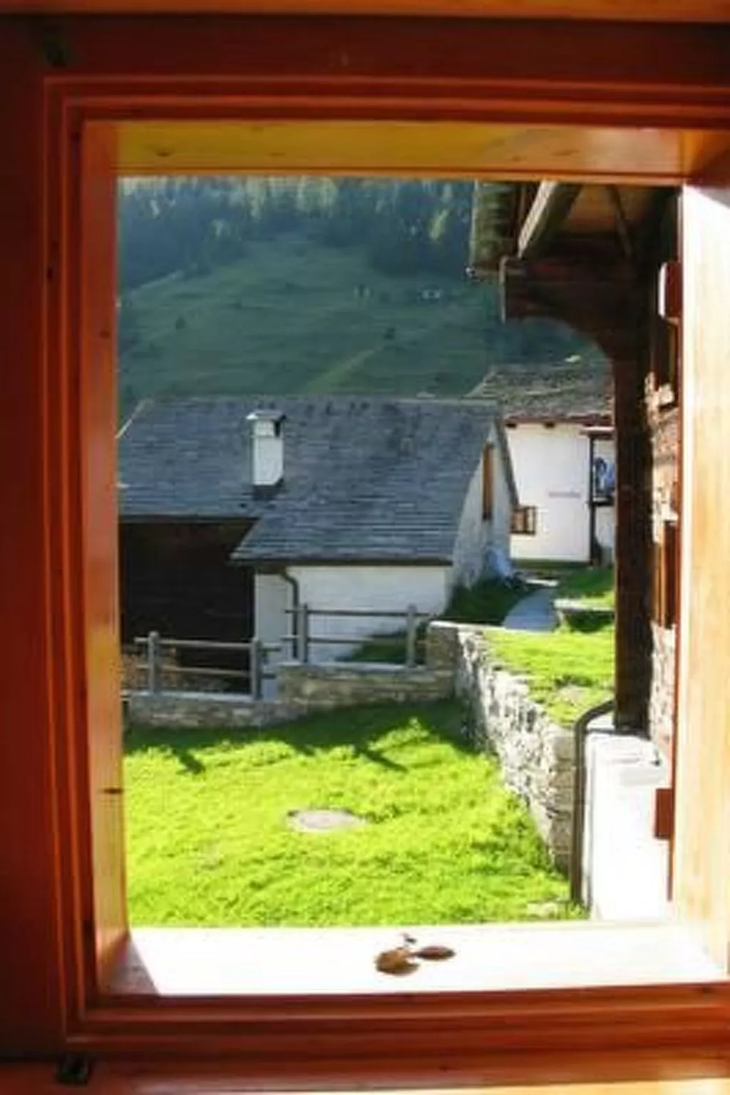 Casa Paola in Bosco Gurin-Buiten