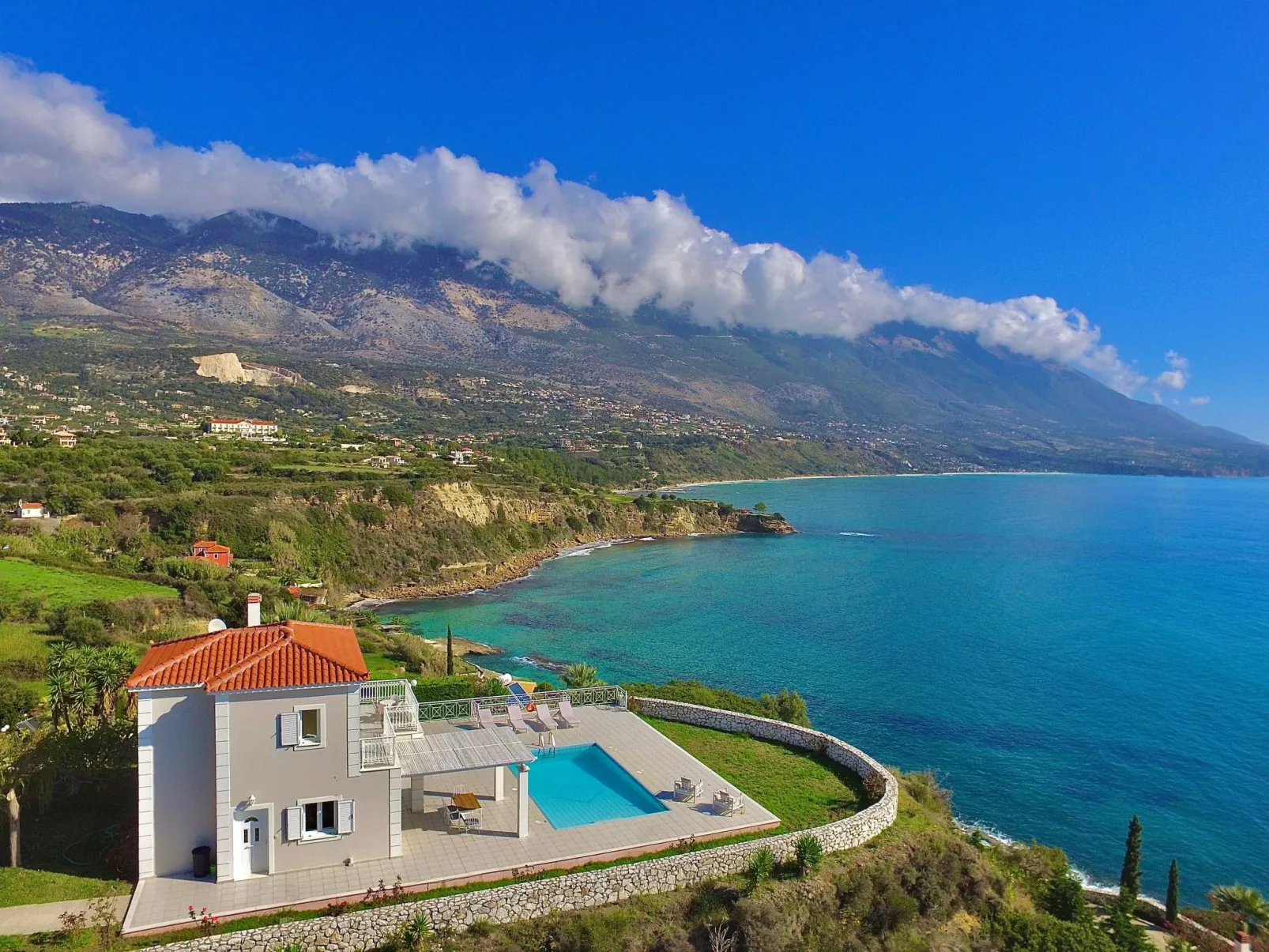 Villa mit Meerblick 2 Schlafzimmer Villa mit Meerblick-Buiten