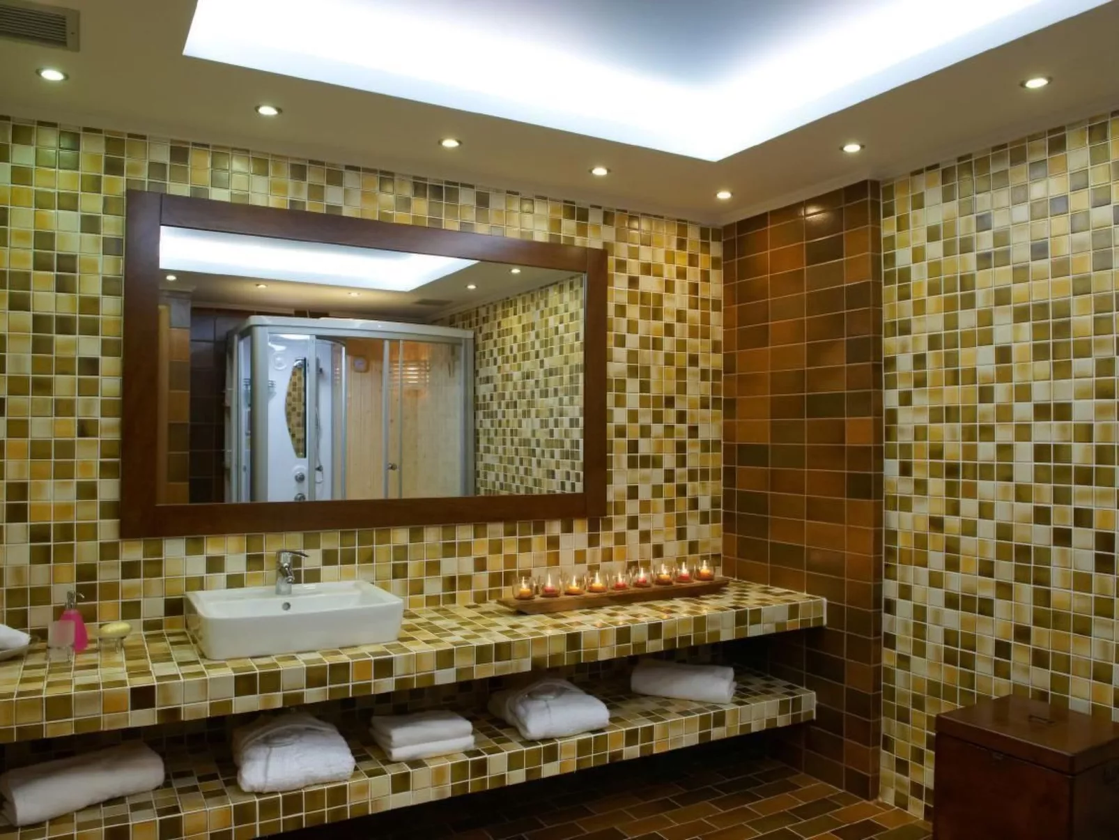 Anemos Villa Ferienhaus Aussicht Gemütlicher beheizter Pool-Binnen