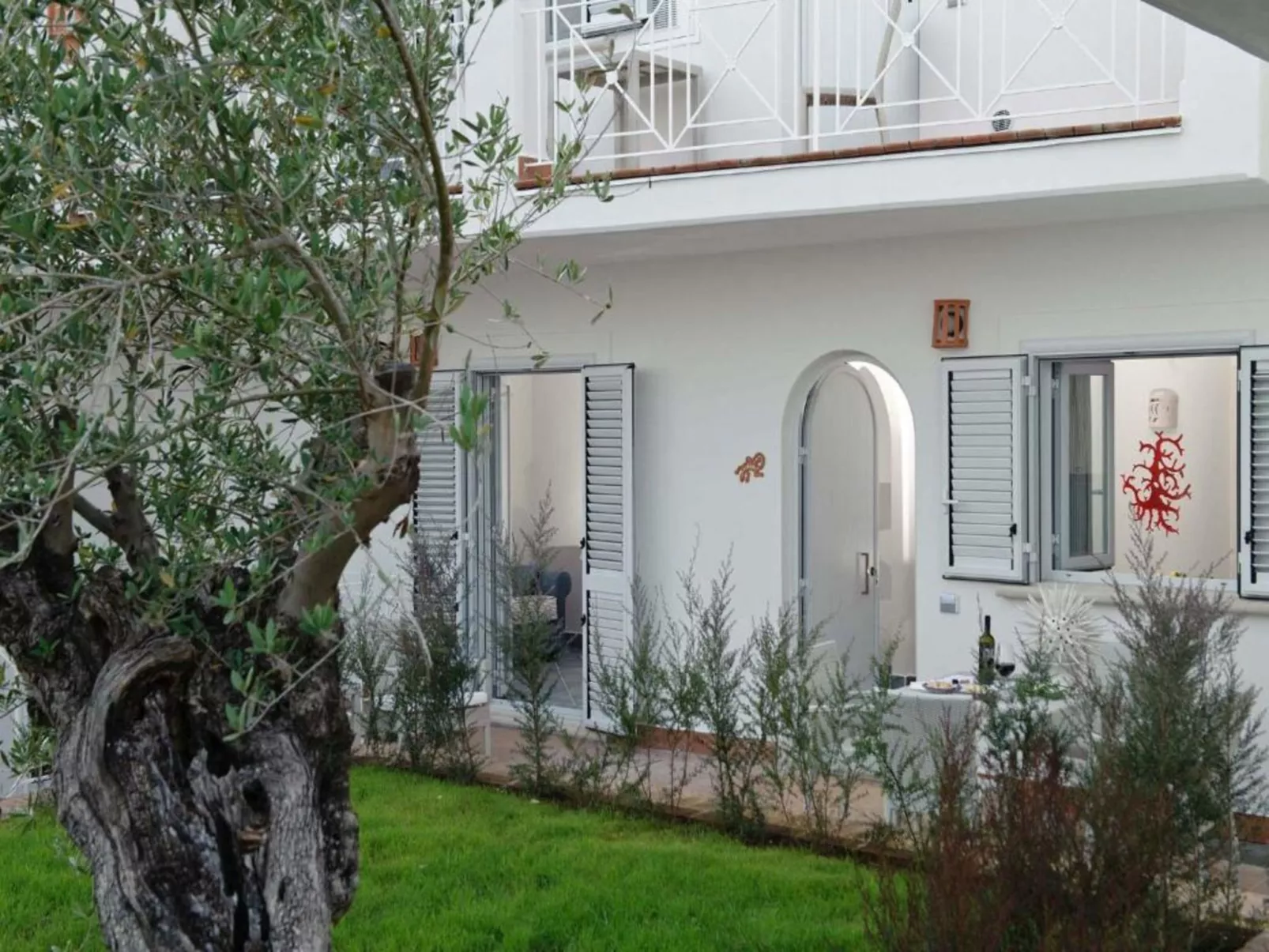 Matte Wohnung-Buiten