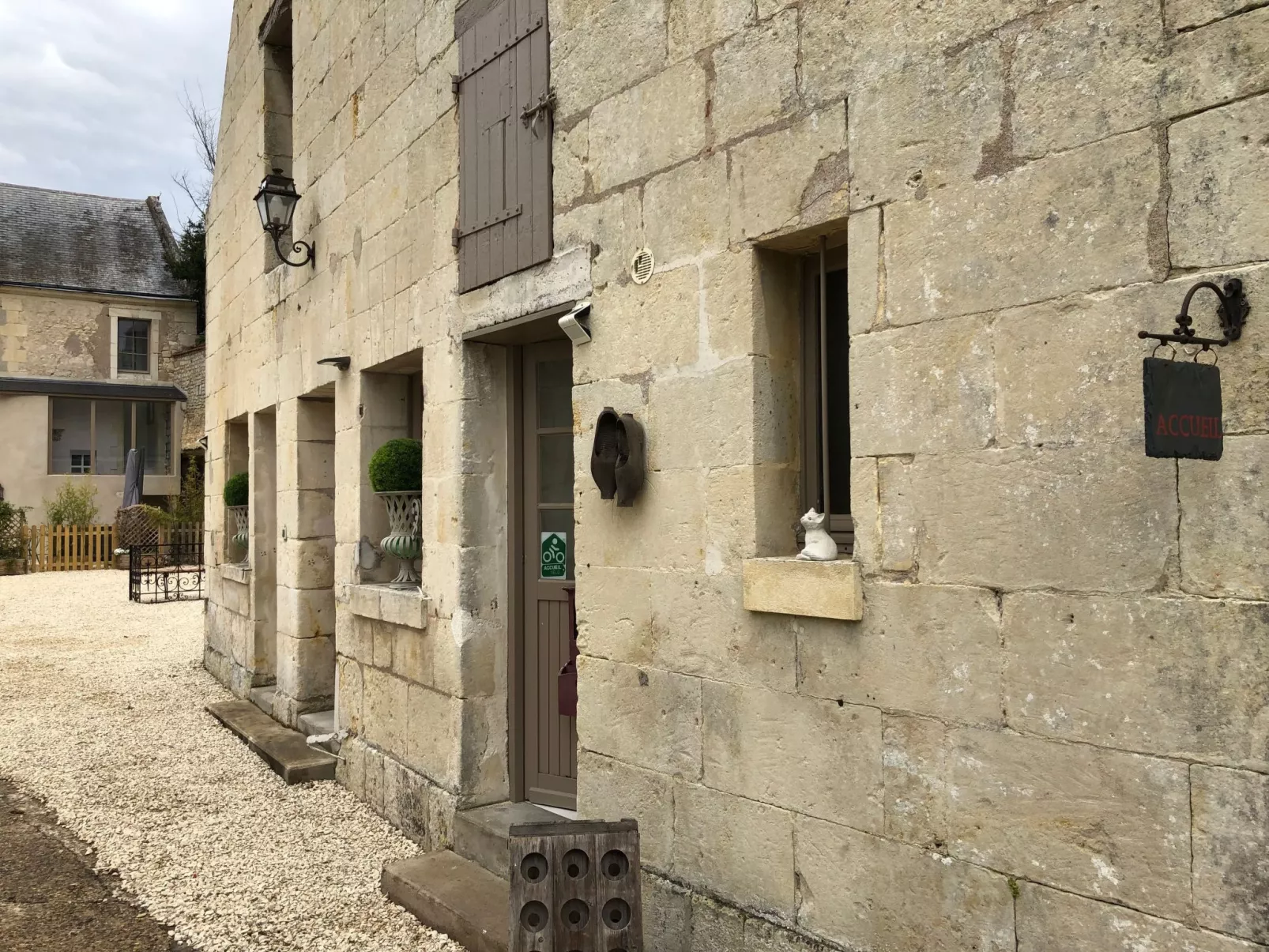 Cottage du Château duplex 90m2 mit Pool Azay le rideau-Buiten