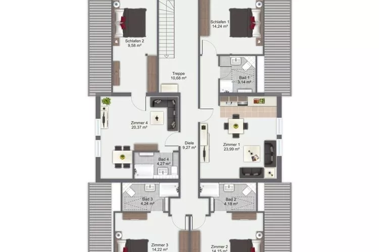 Kleine Freiheit EG 6 P-Plattegrond