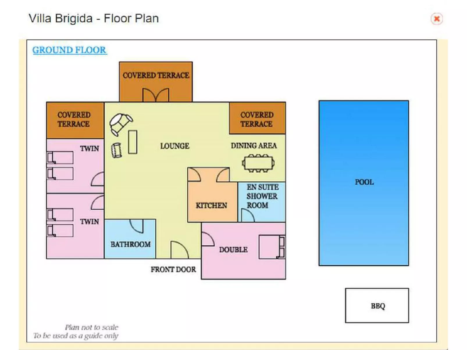 Chalet "Villa Brigida" mit privatem Pool-Binnen