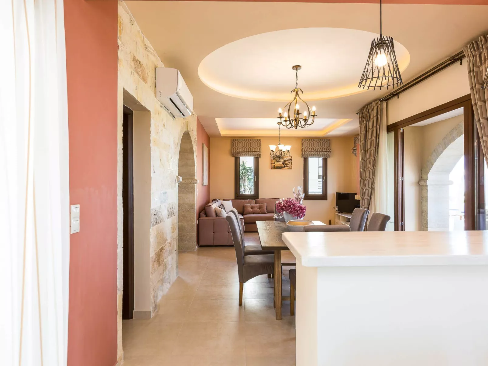 Family Villa Privater Pool Grillplatz Meerblick-Image-tags.info