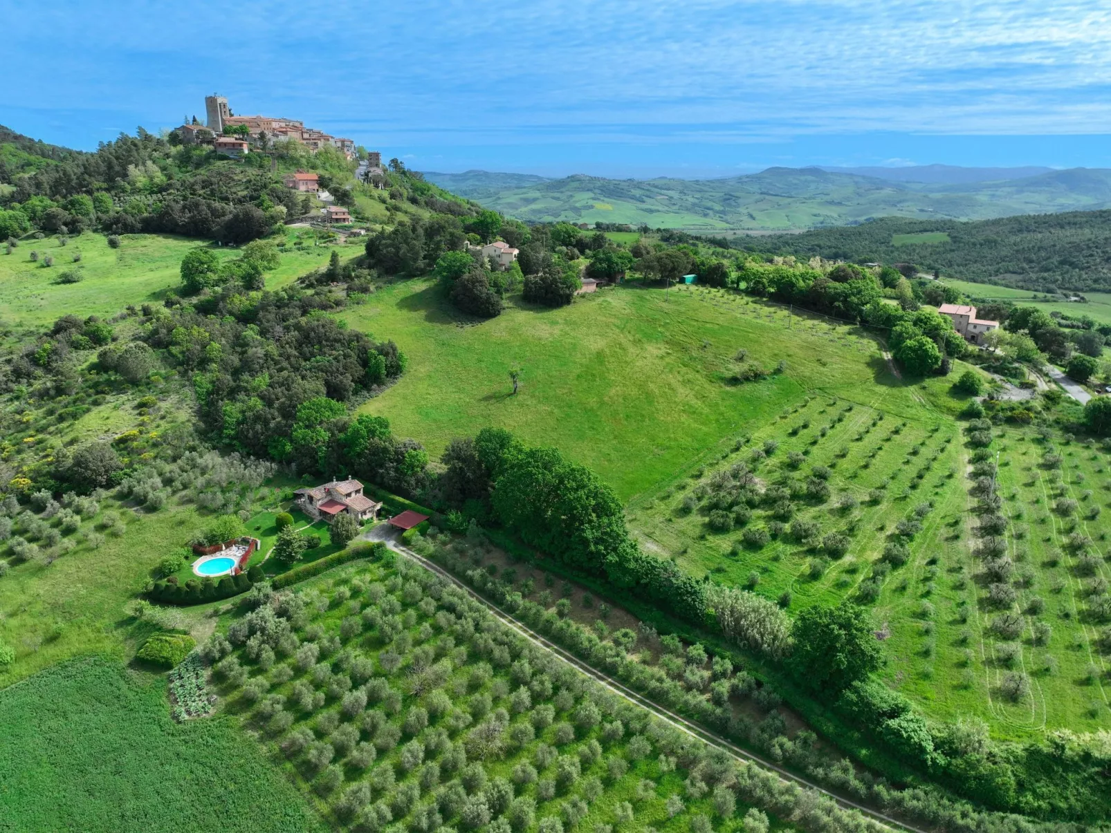 Anwesen "Toskanische Villa" mit privatem Pool-Buiten