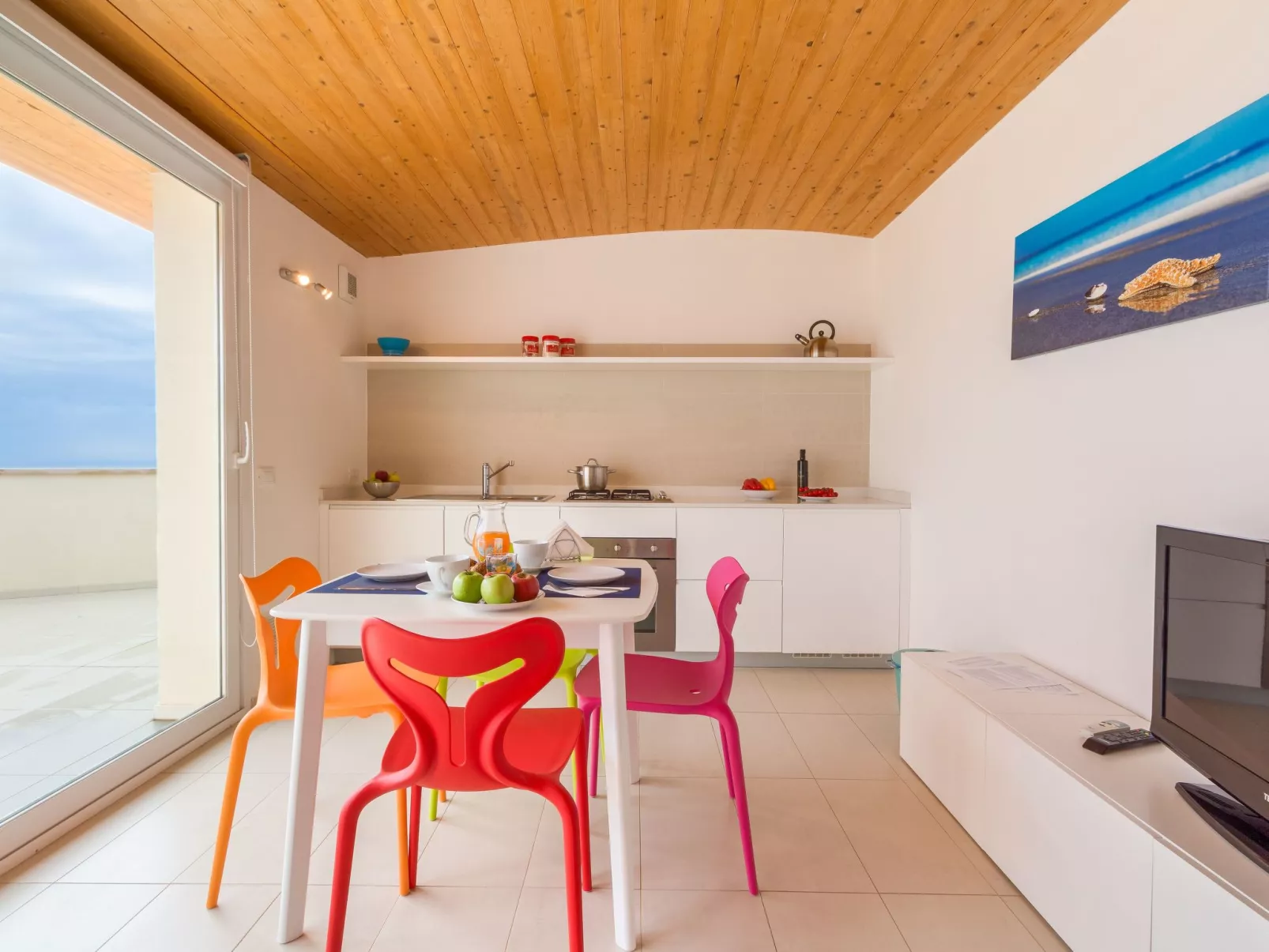 Appartamento con 1 camera da letto VISTA MARE-Binnen