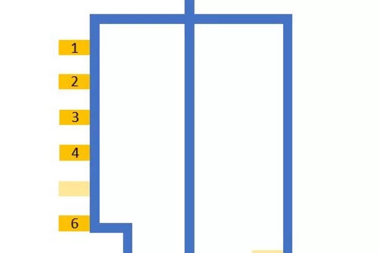 Hausboot Family & Friends mit Hund LP 8 / 3 Personen-Plattegrond