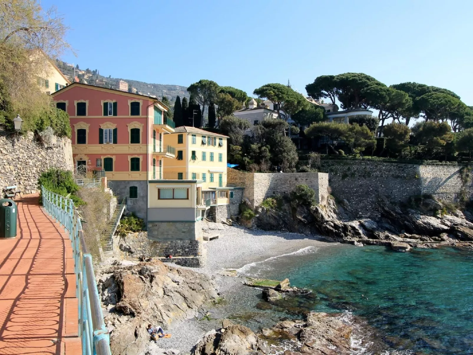 Für 3 Personen ca. 50 m&sup2; in Genua, Norditalien (Ligurien)-Buiten