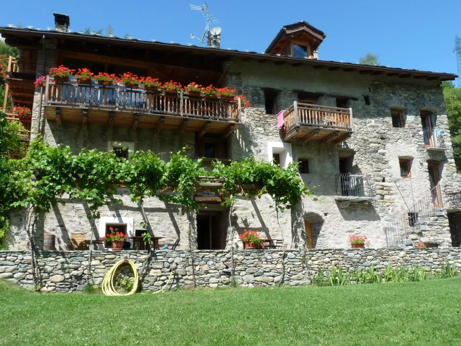 Drei-Zimmer-Wohnung La Mucca in Gignod-Buiten