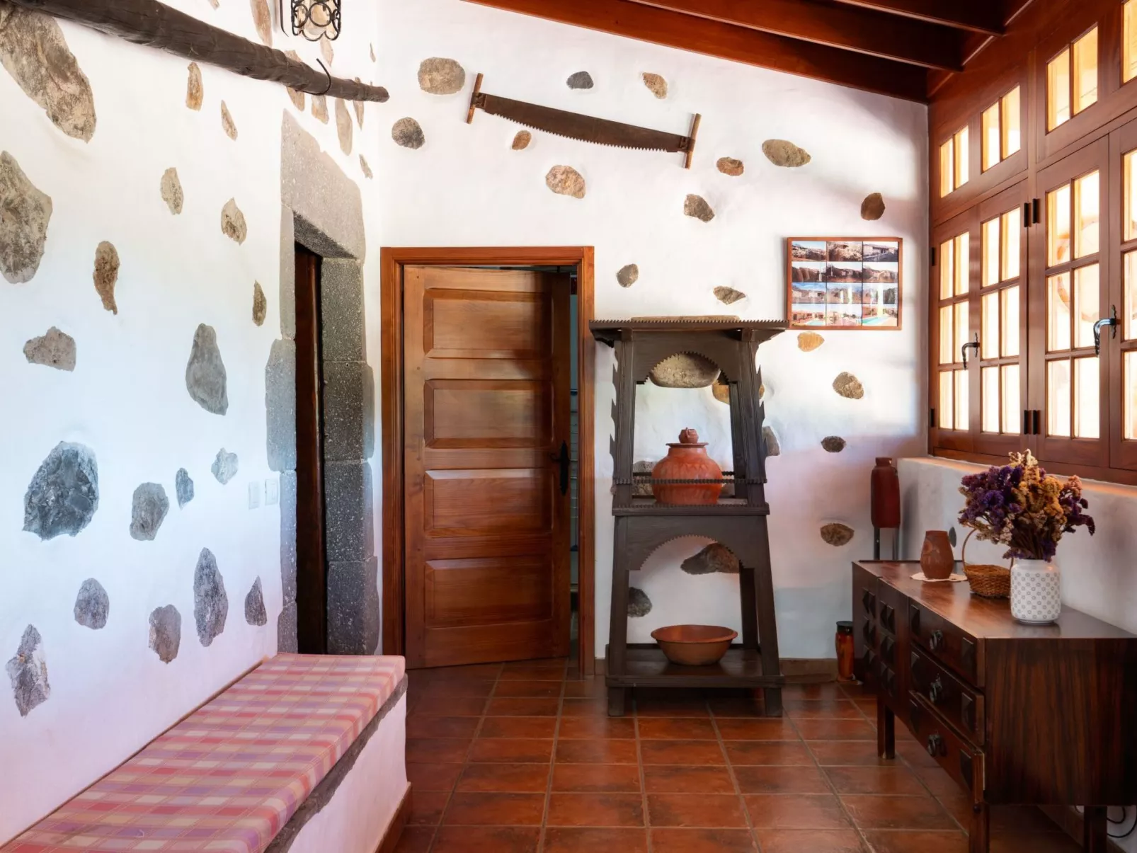 Kanarische Finca mit Pool und herrlicher Aussicht-Buiten