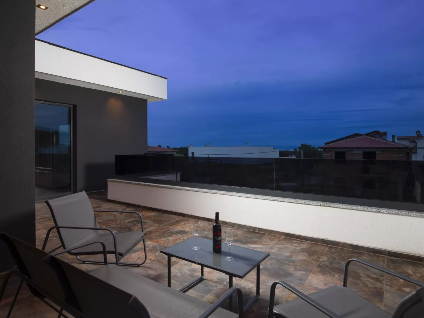 Villa Blick Istrien in der Nähe des Meeres-Buiten