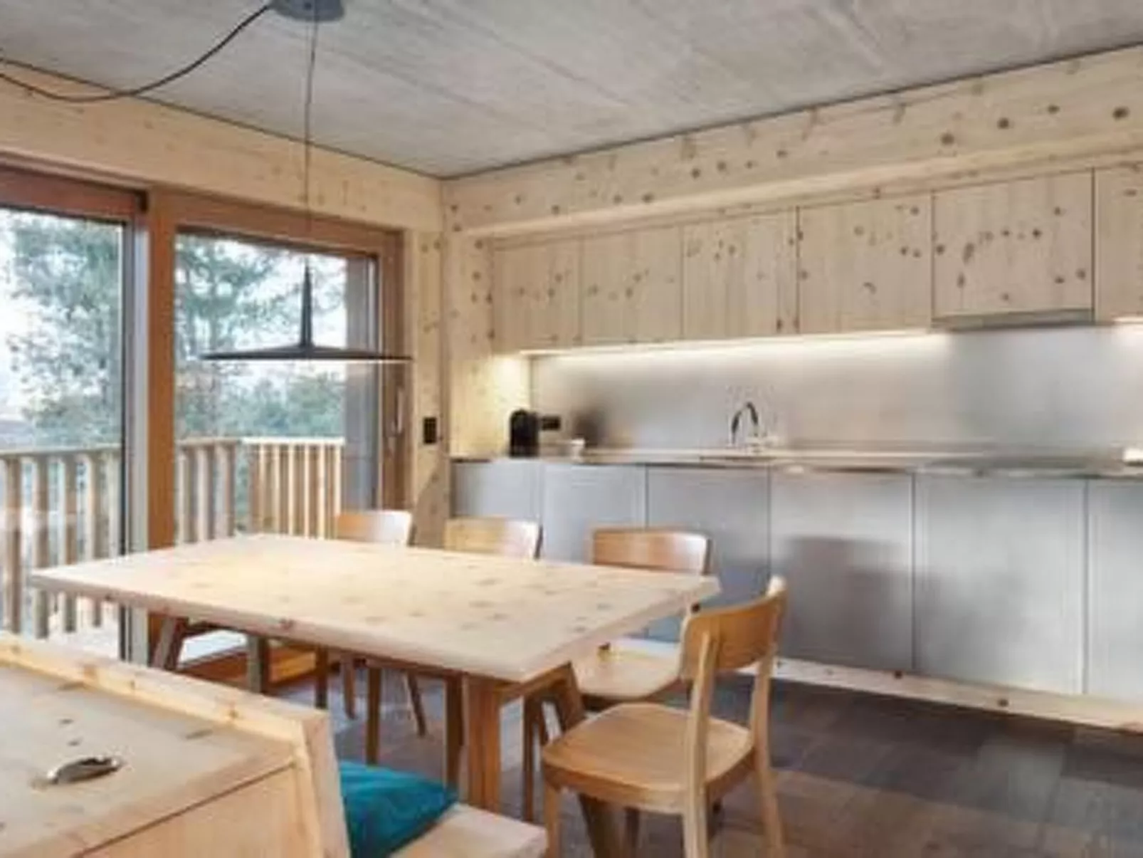 Alpine Lodge 6-Bett-Wohnung mit Galerie-Binnen