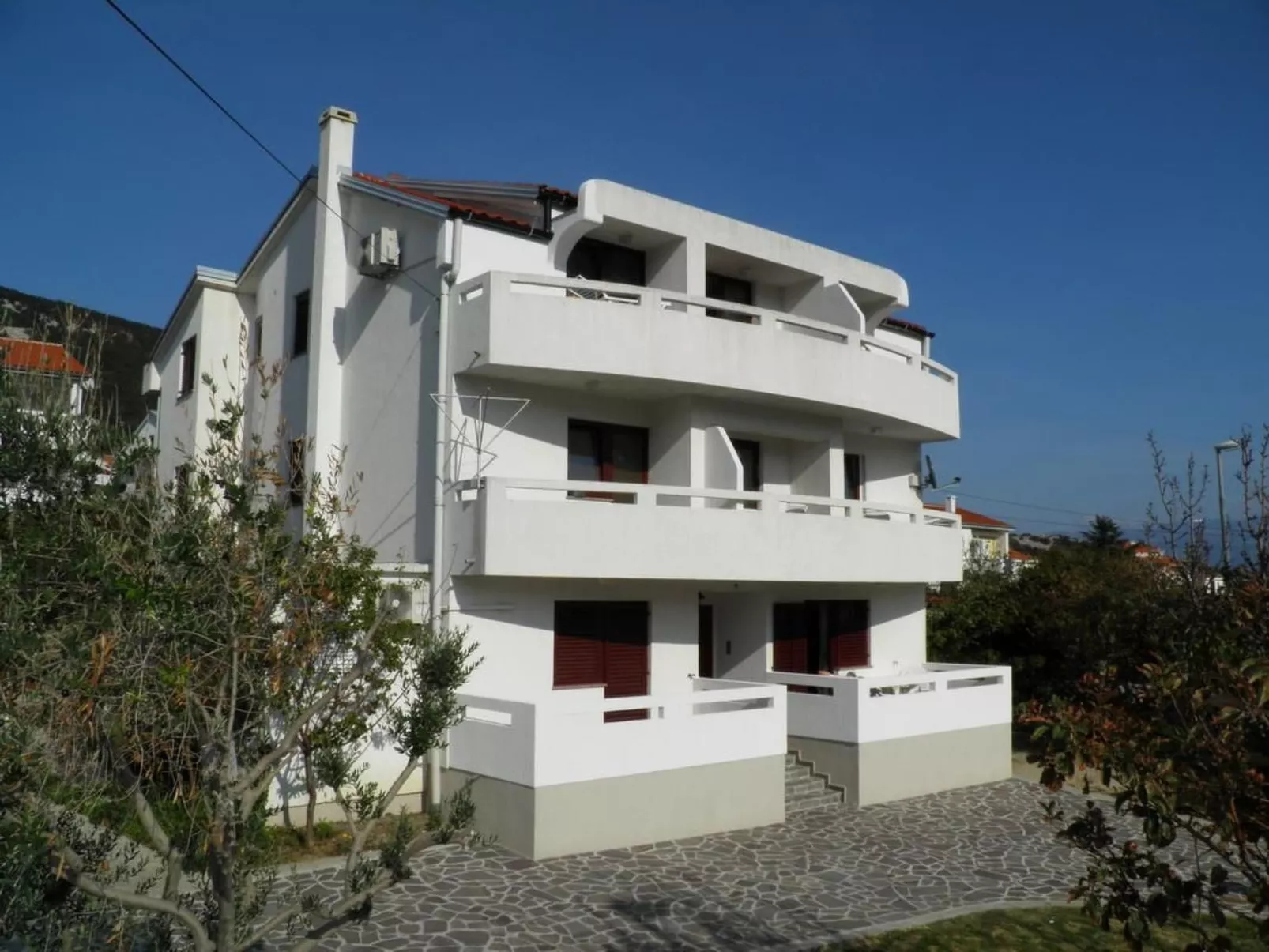 Wohnung in Baška mit Eigenem Balkon-Buiten