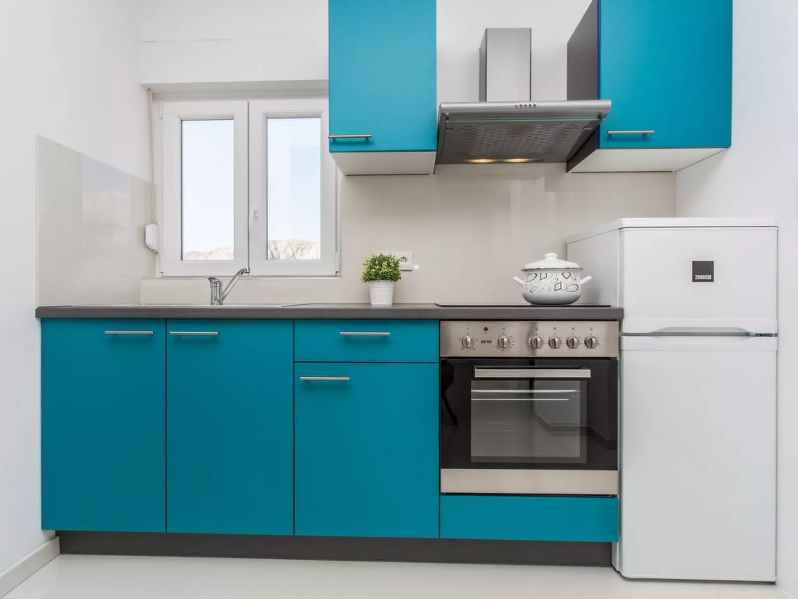 Nettes Appartement in Baška mit Eigenem Balkon-Binnen