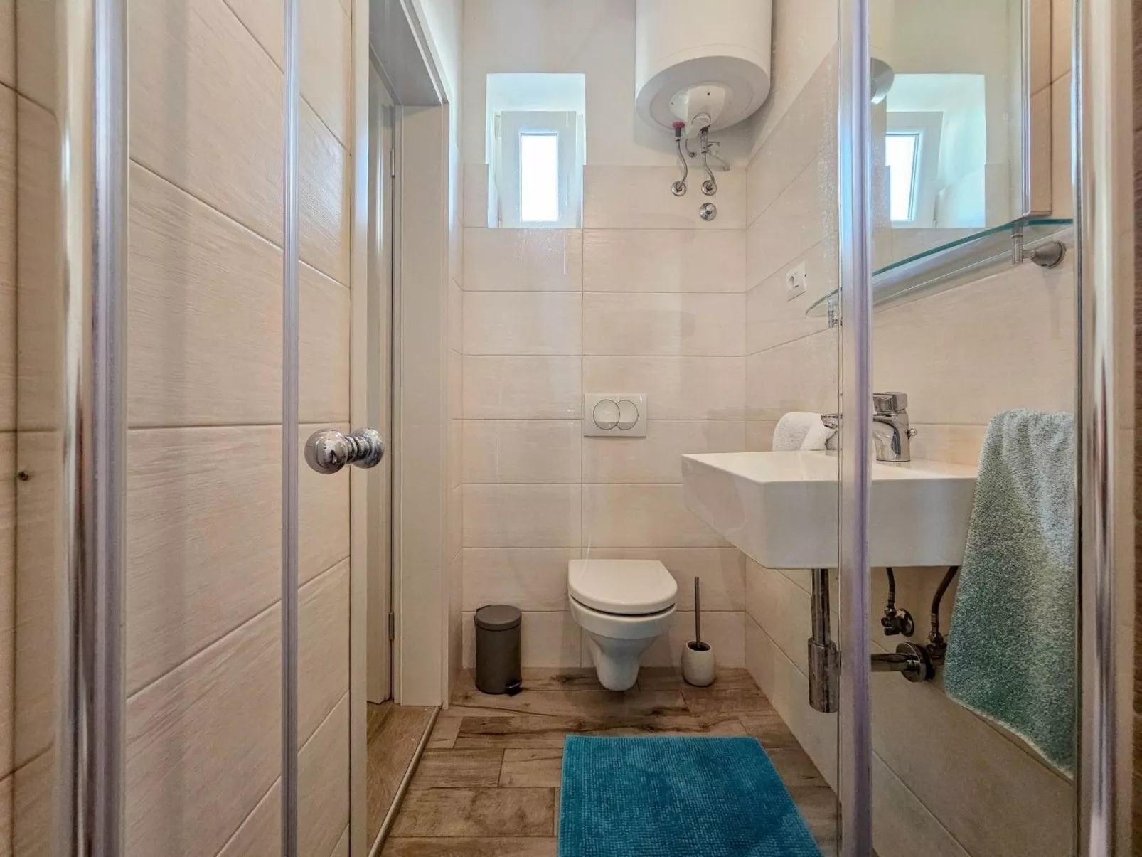 Für 2 Personen ca. 22 m&sup2; in Novigrad, Adriaküste Kroatien (Westküste von I-Binnen