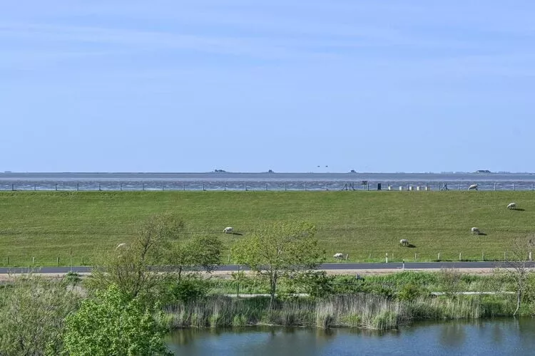 Penthouse Küstenzauber auf Nordstrand 3 Personen-Uitzicht zomer