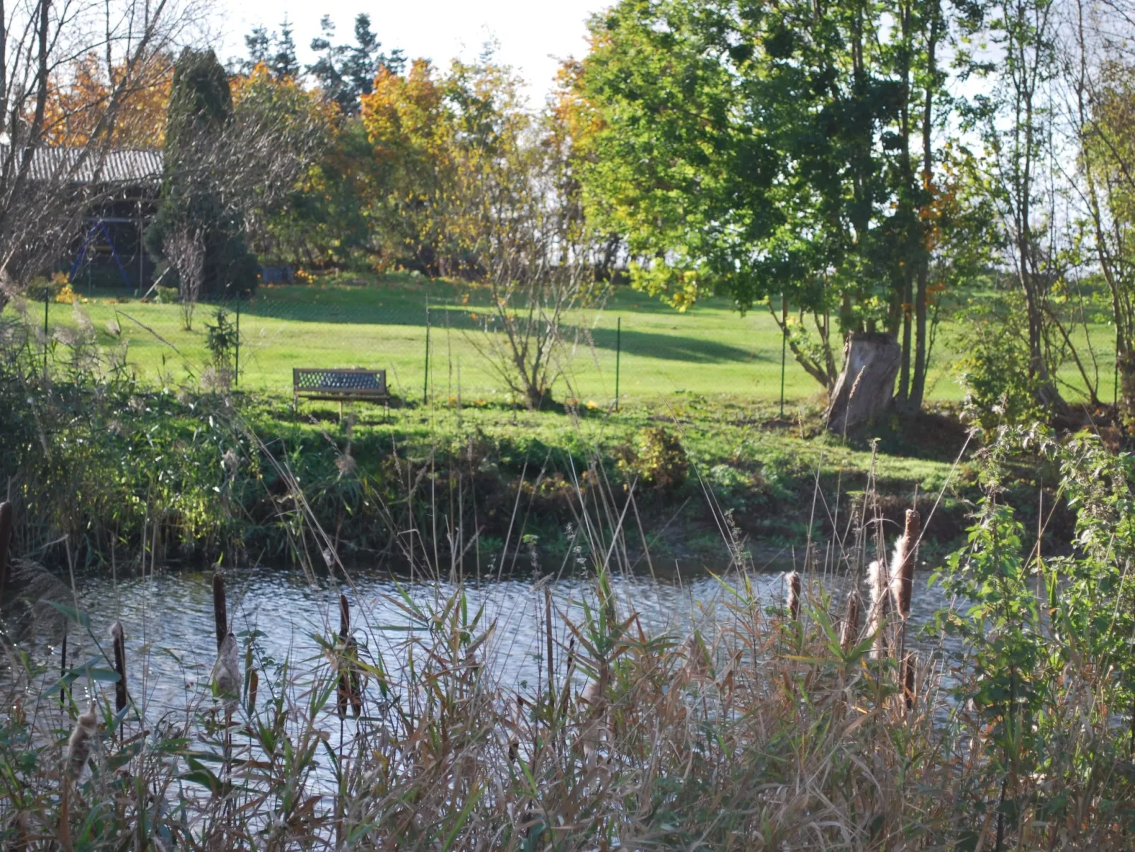Blockhaus mit eigenem See-Buiten
