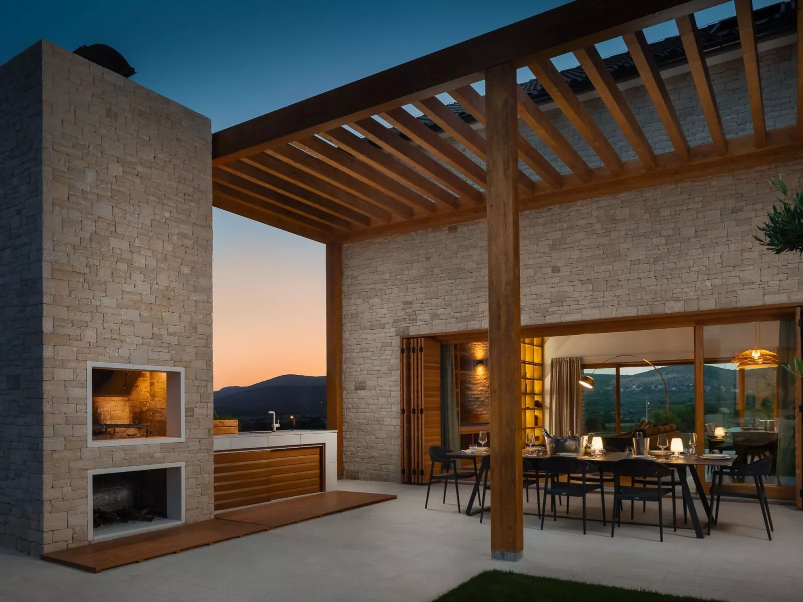 Villa Klang der Stille bei Sibenik-Buiten