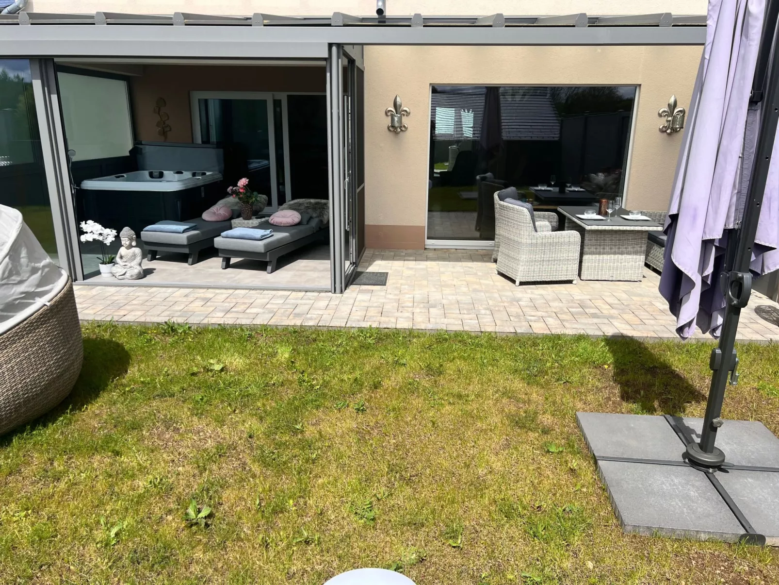 Elegante Ferienwohnung in Hollnich mit Garten-Binnen