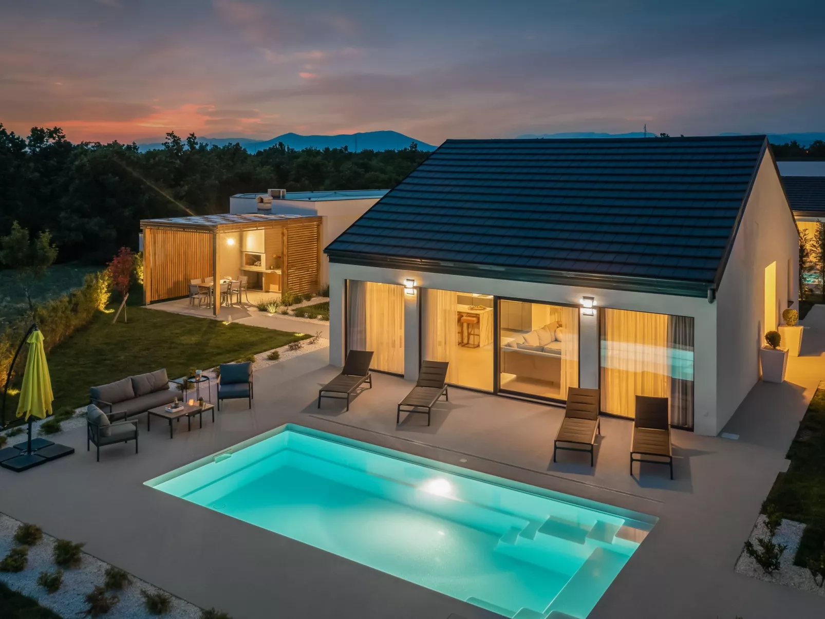 Villa Bandelli mit Spa in Oklaj-Binnen