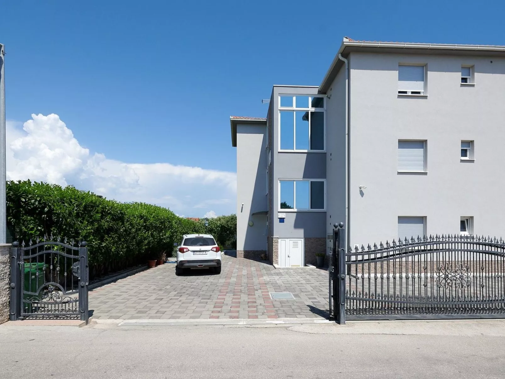 Appartement Adria mit Meerblick und Gemeinschaftspool-Buiten
