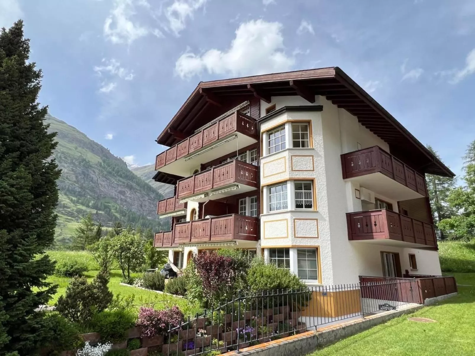 Apartment mit fantastischem Blick aufs Matterhor-Buiten