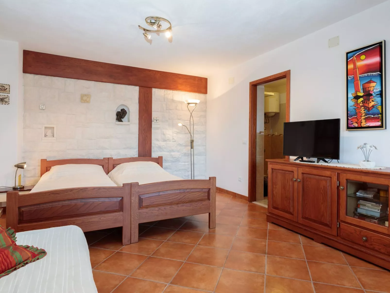 Luxuriöses Studio-Apartment mit Terrasse-Binnen