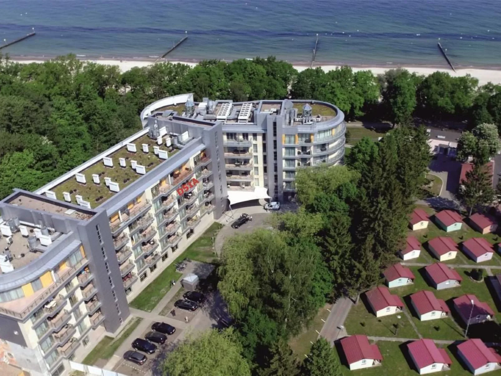 Penthouse direkt am Strand mit Meerblick-Buiten
