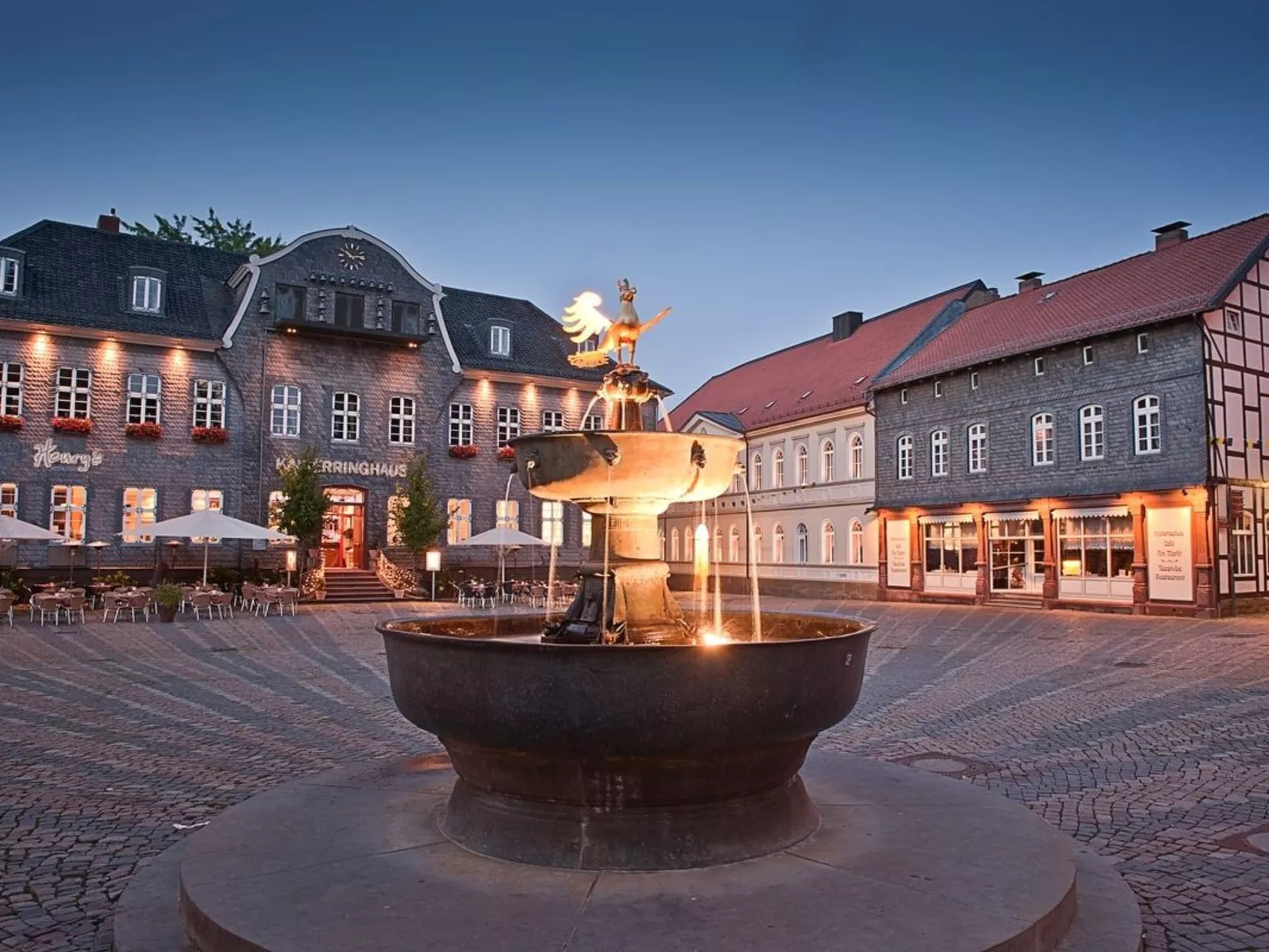 In Goslar mit Terrasse und Grill-Buiten