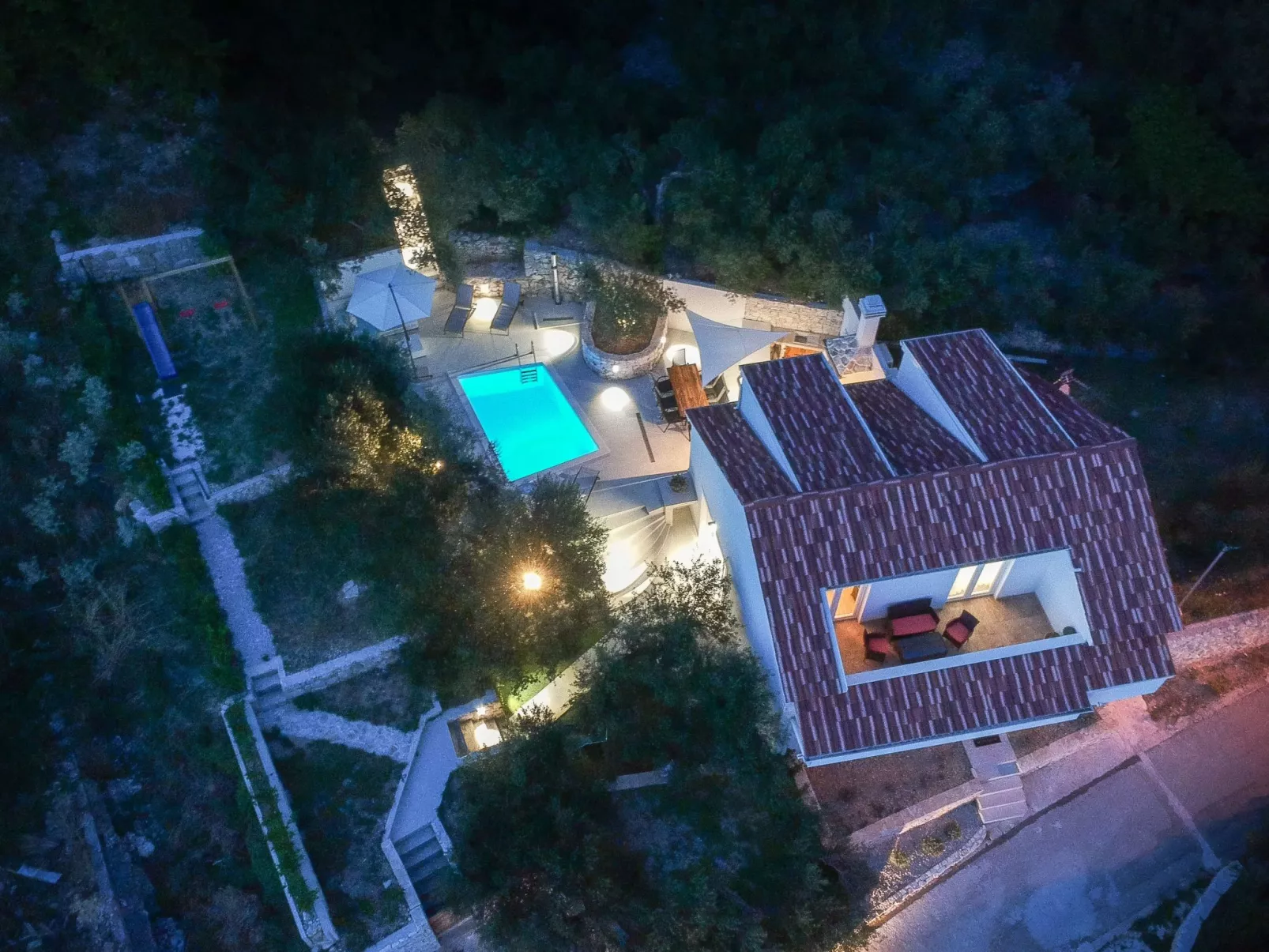 3 Schlafzimmer Villa mit beheiztem Pool und Meerblick-Buiten