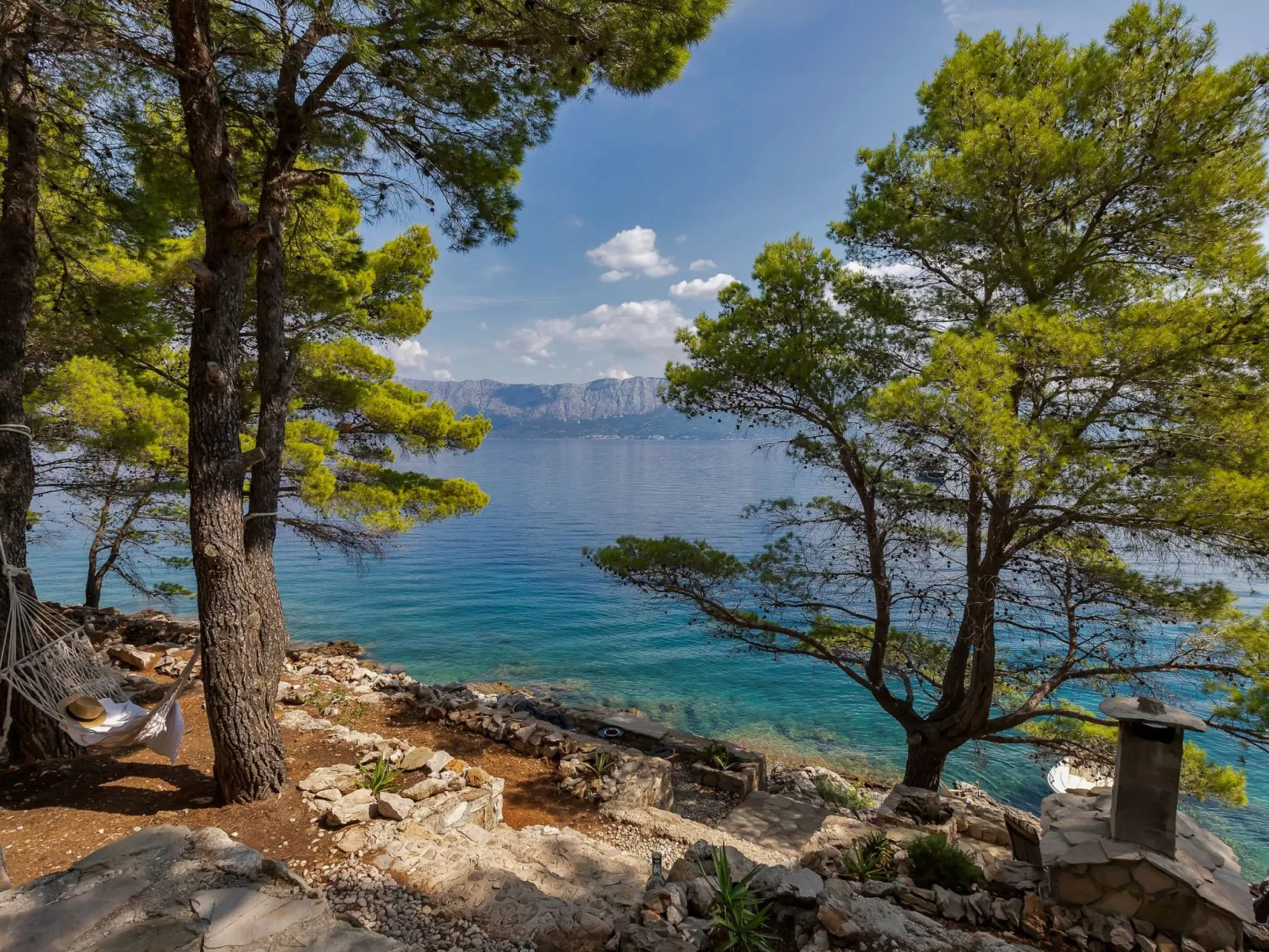 Haus in Općina Sućuraj mit Grill und Terrasse-Buiten
