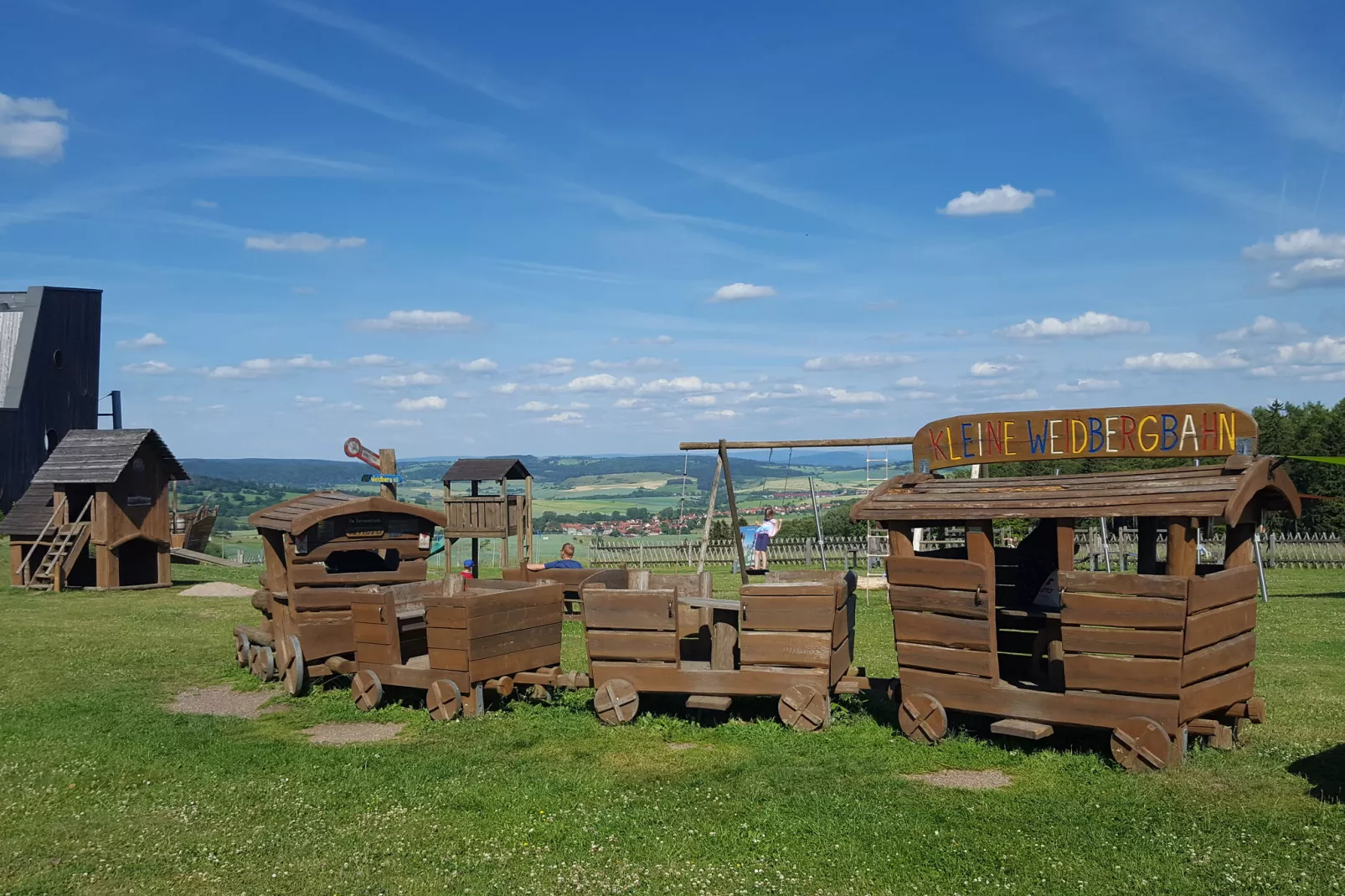 Hohe Rhön-Gebieden zomer 1km