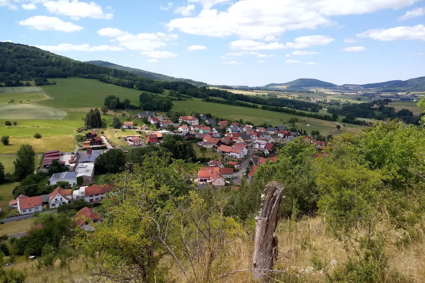 Hohe Rhön-Gebieden zomer 1km