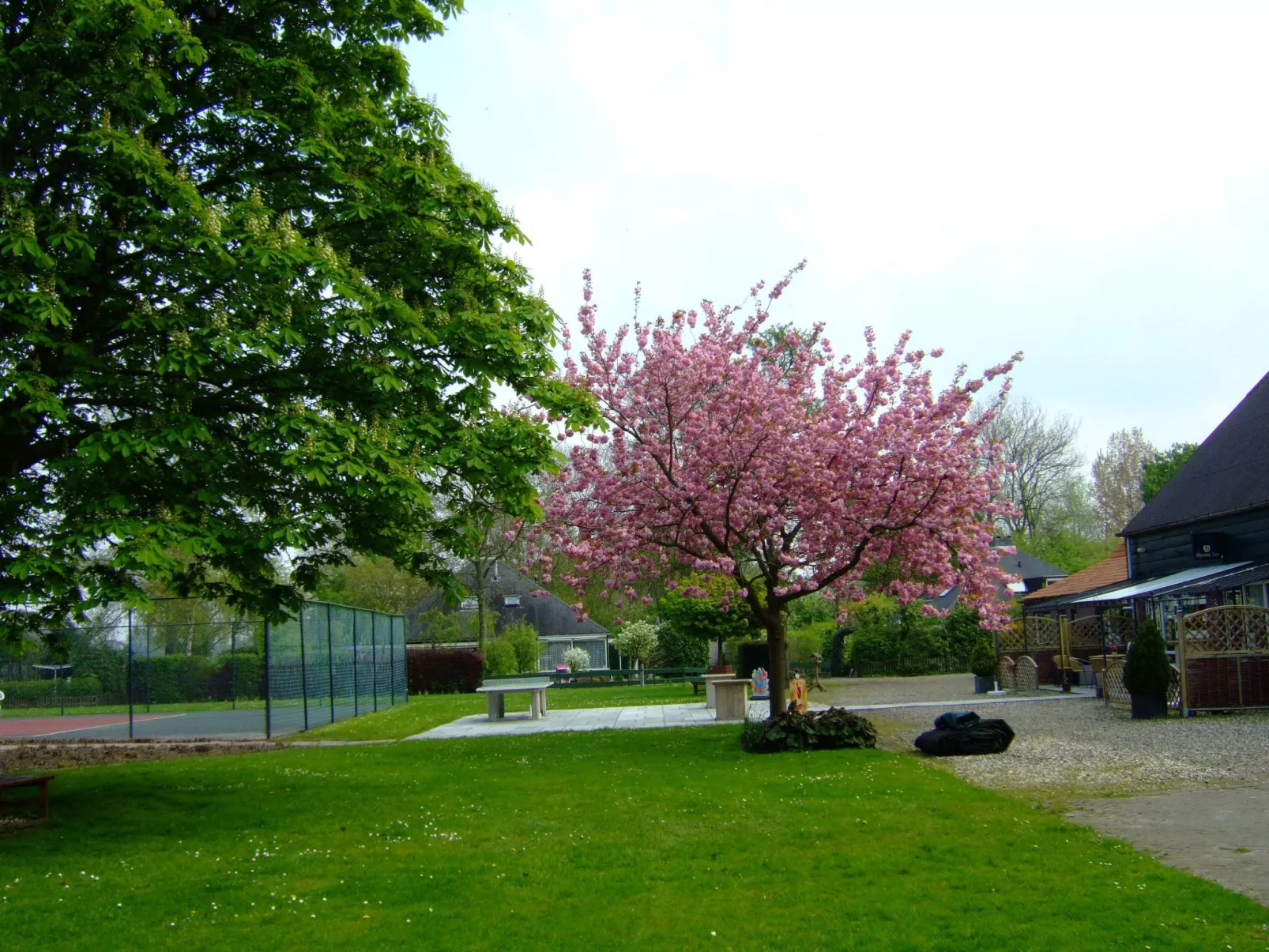 Gemütlicher Vier-Personen-Bungalow-Buiten
