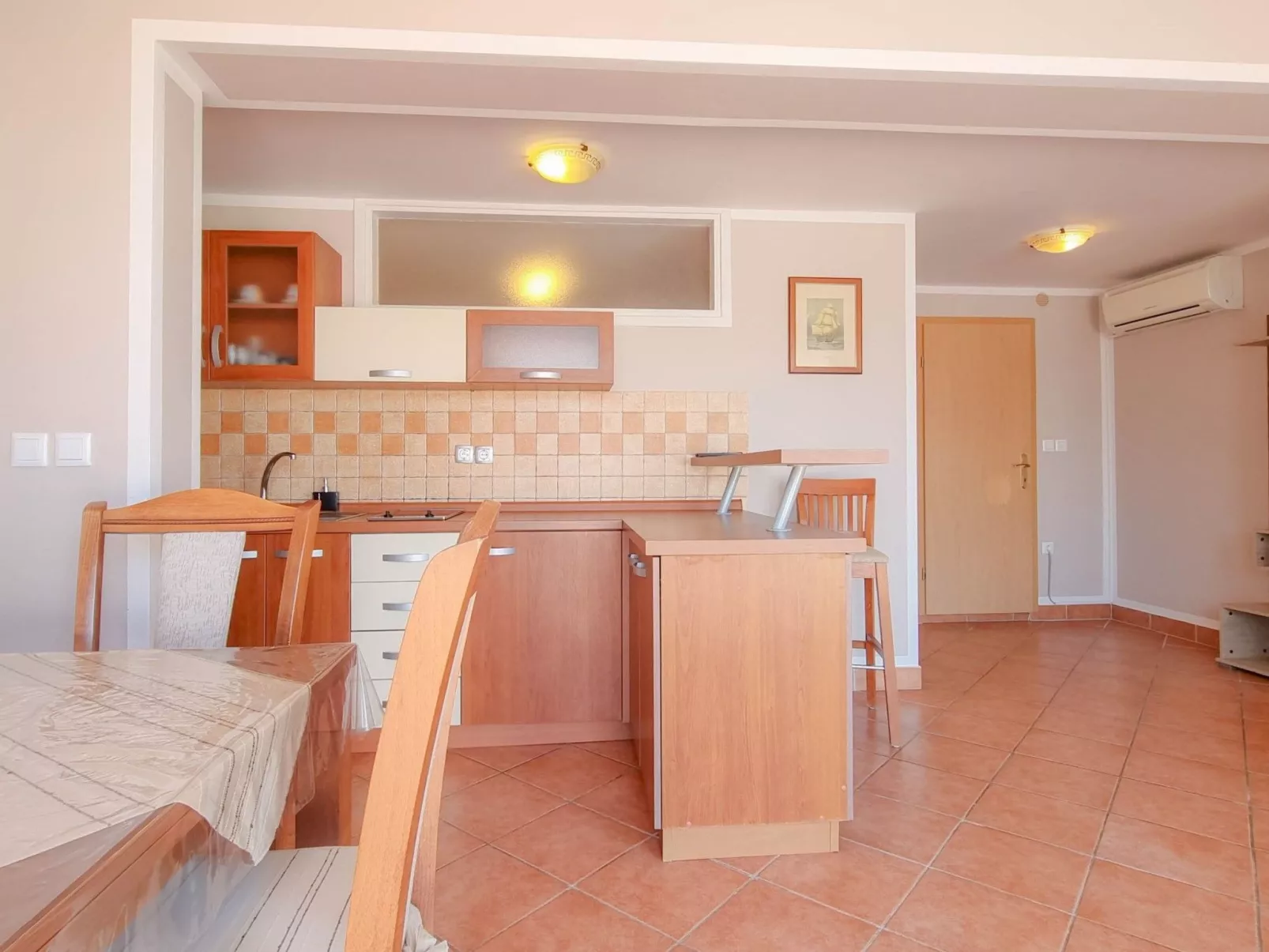 Wohnung 50m vom Meer entfernt für 2-3 Pers.-Binnen