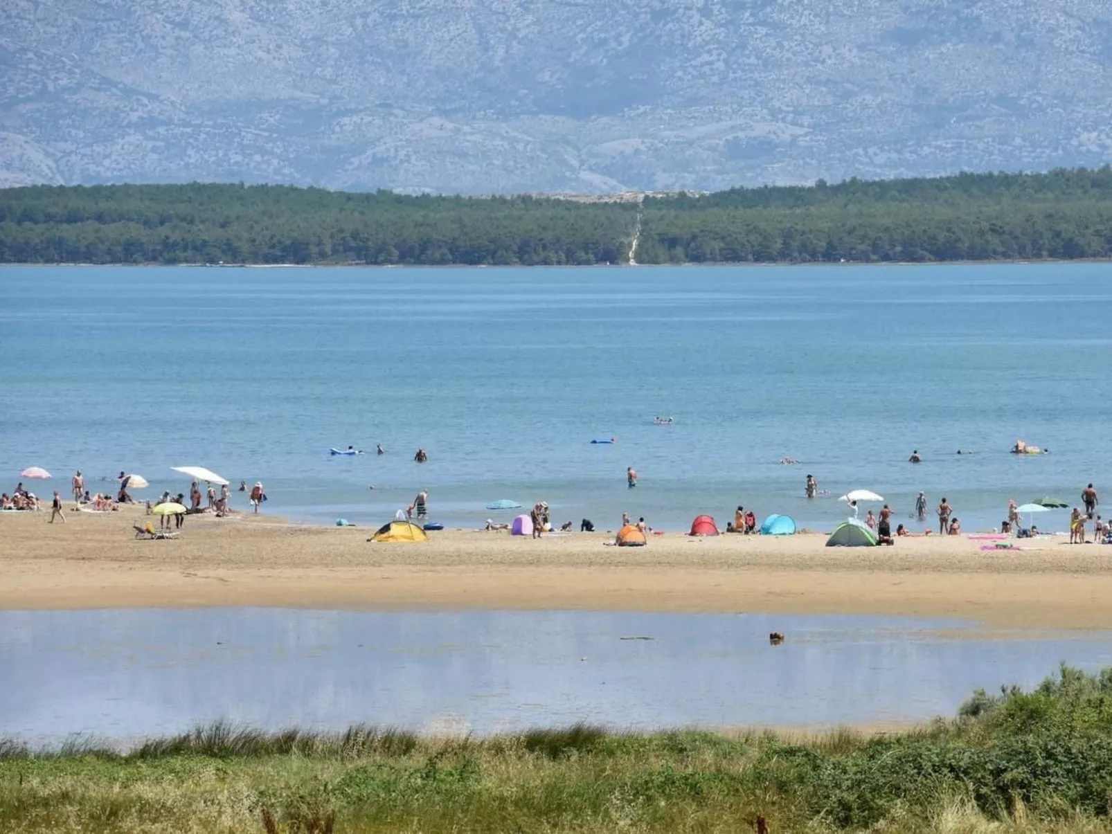 Appartement in Kožino mit Garten, Terrasse und Grill-Buiten