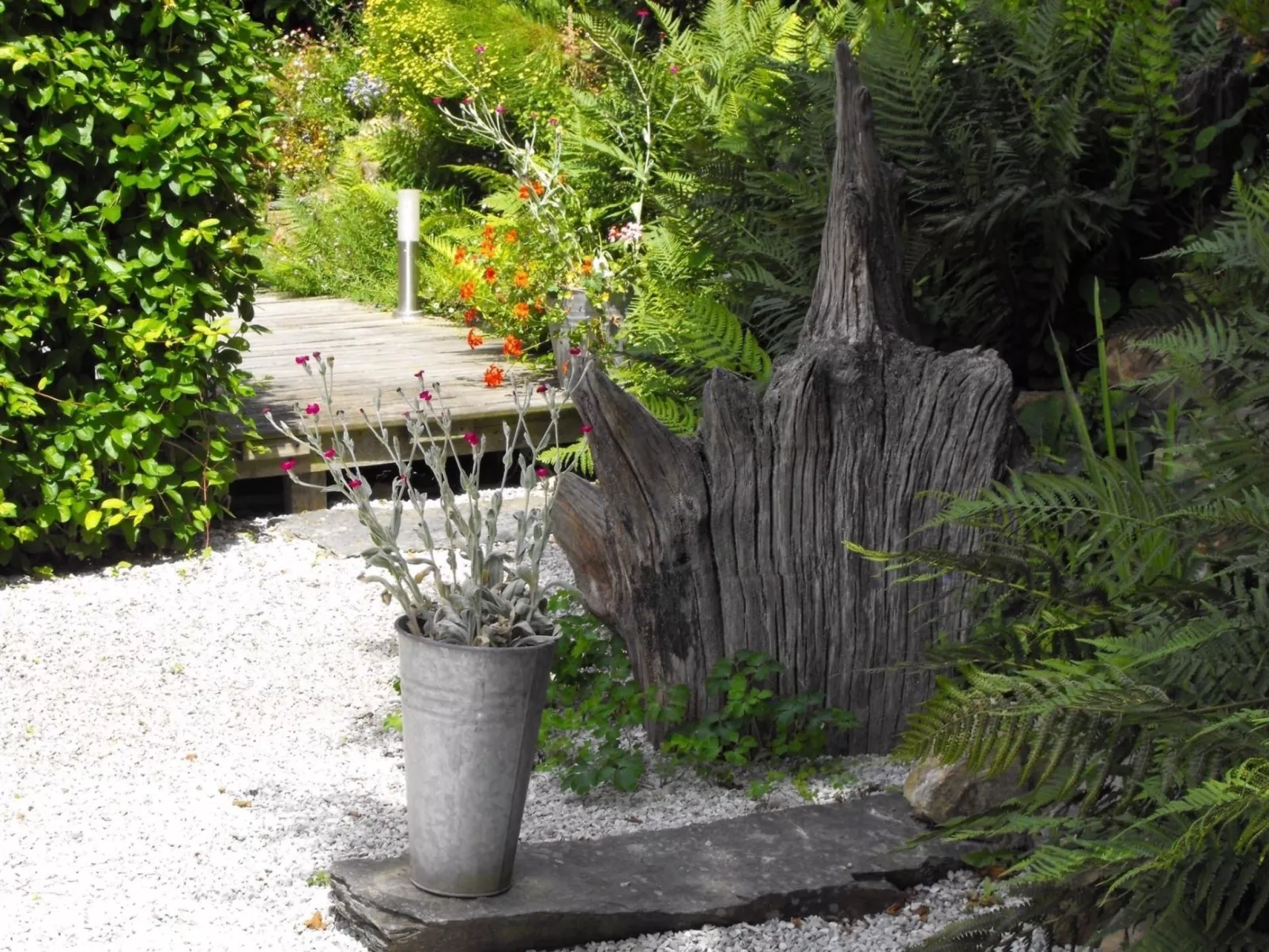 Kleiner Kokon mit seinem geheimen Garten-Buiten