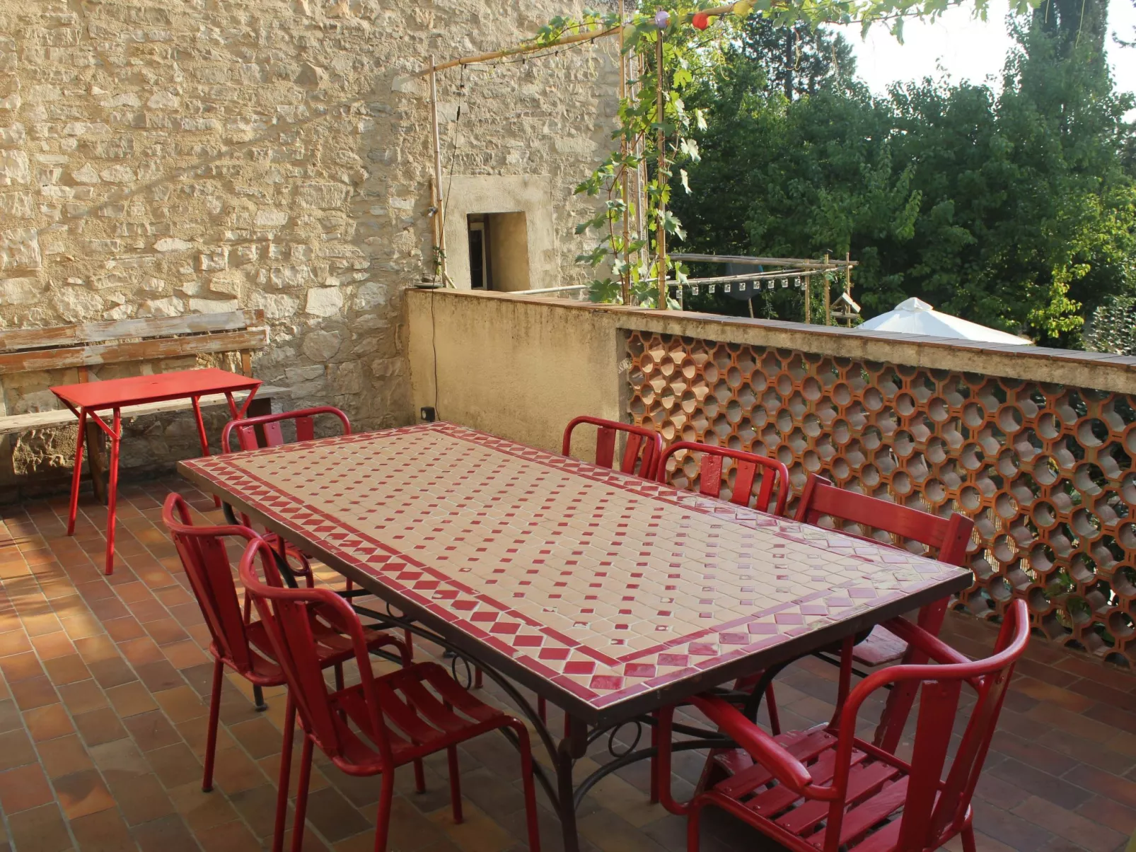 Ferienvilla "Les Herbes Libres" (Die freien Kräuter)-Buiten