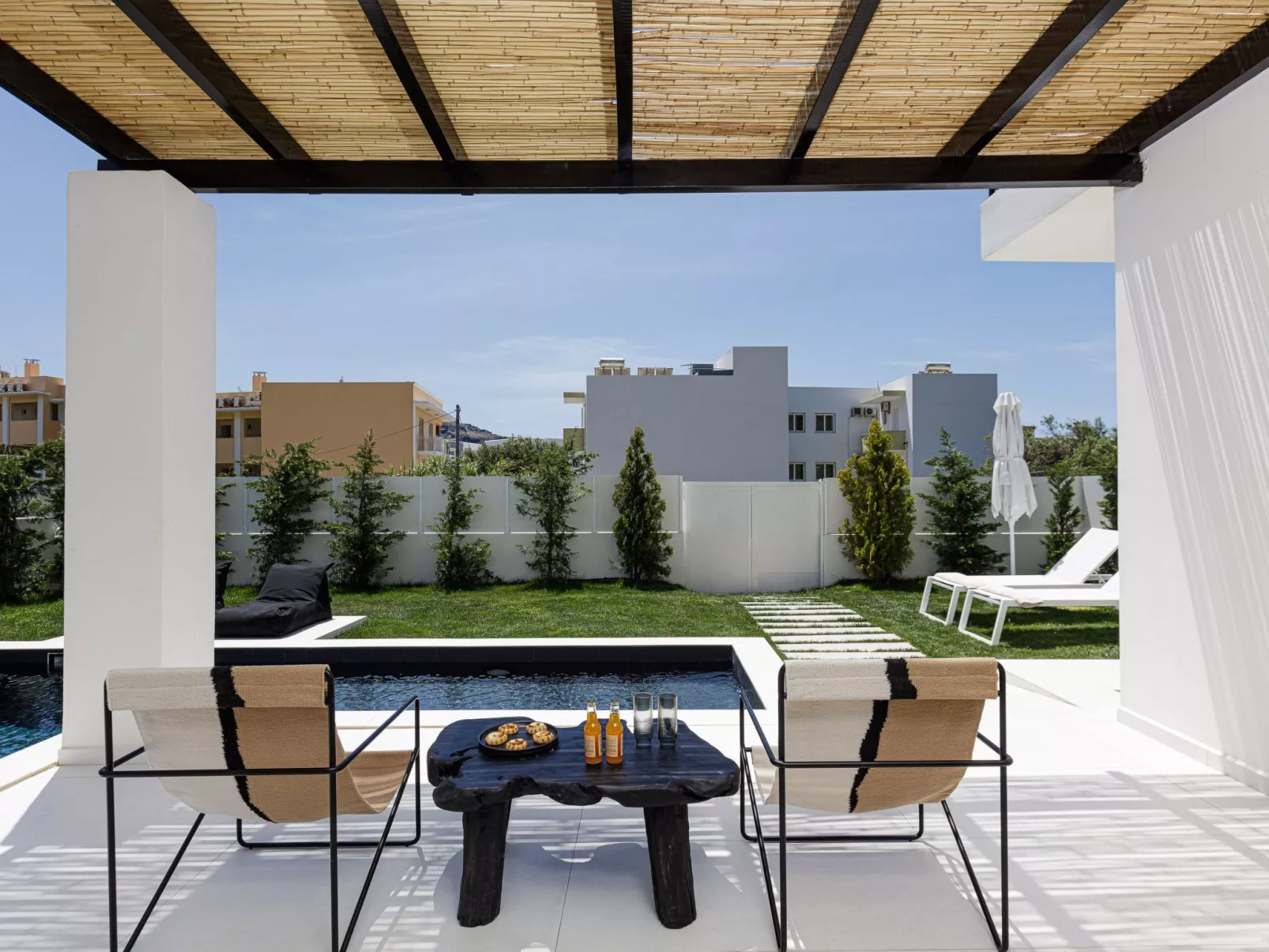 In Plakias mit privatem Parkplatz-Buiten