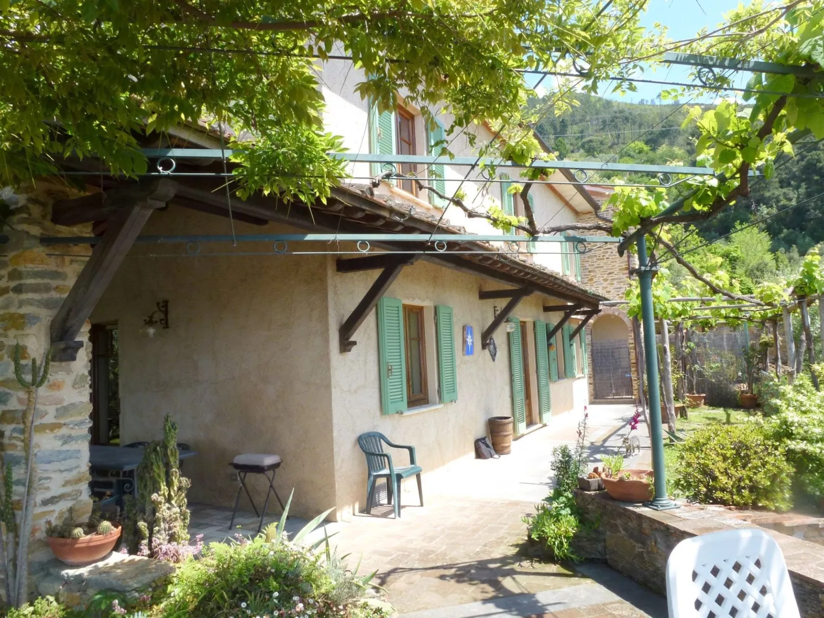 Mit Blick auf das Wasser